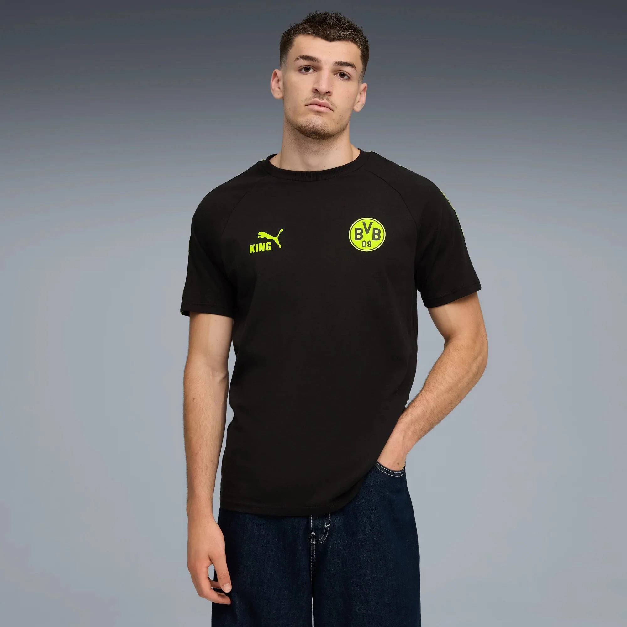 Puma 2025-26 Borussia Dortmund Men's King Tee - Image 3