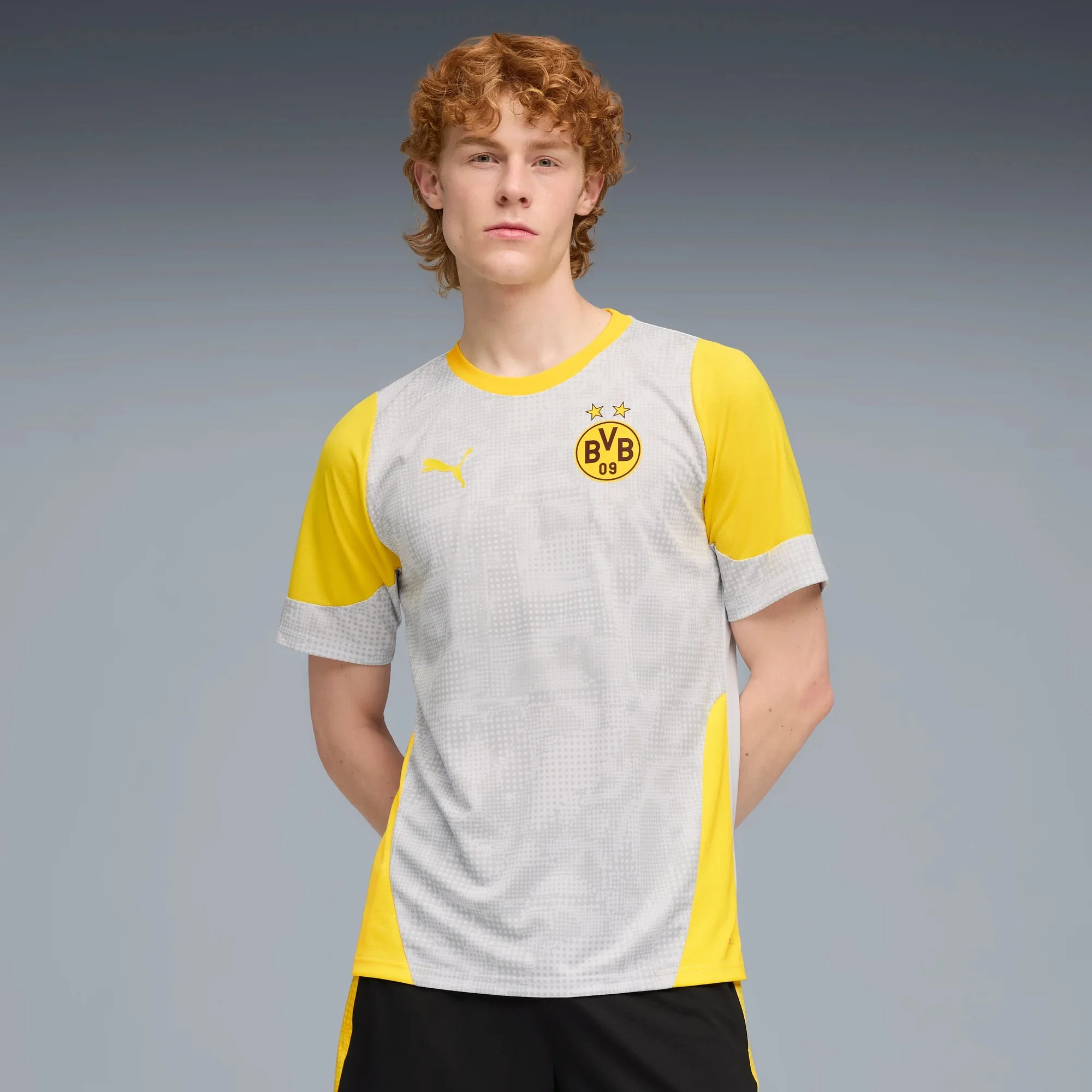 Puma 2025-26 Borussia Dortmund Men's Training Soccer Jersey - Image 3