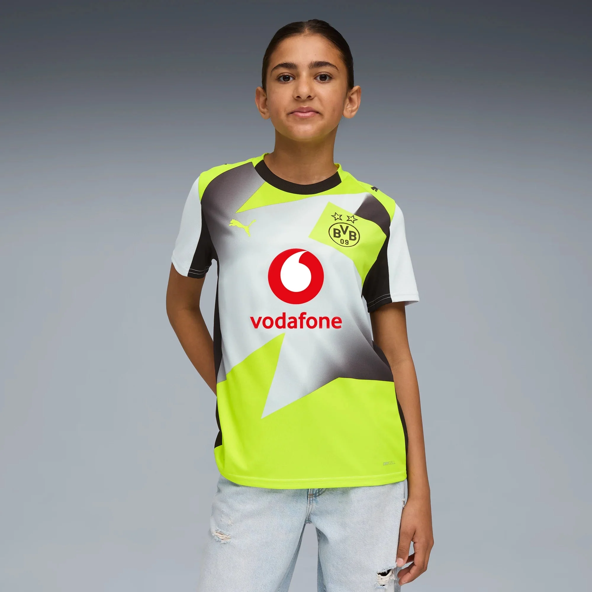 Puma 2025-26 Borussia Dortmund Youth Stadium Away Soccer Jersey - Image 3
