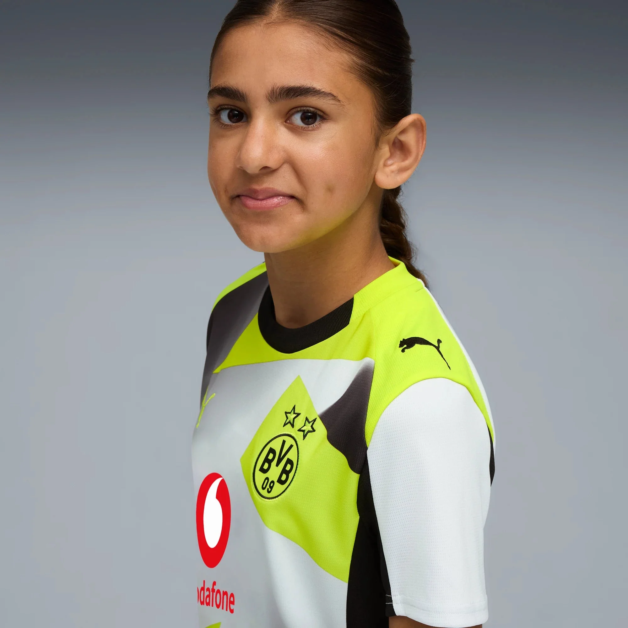 Puma 2025-26 Borussia Dortmund Youth Stadium Away Soccer Jersey - Image 5
