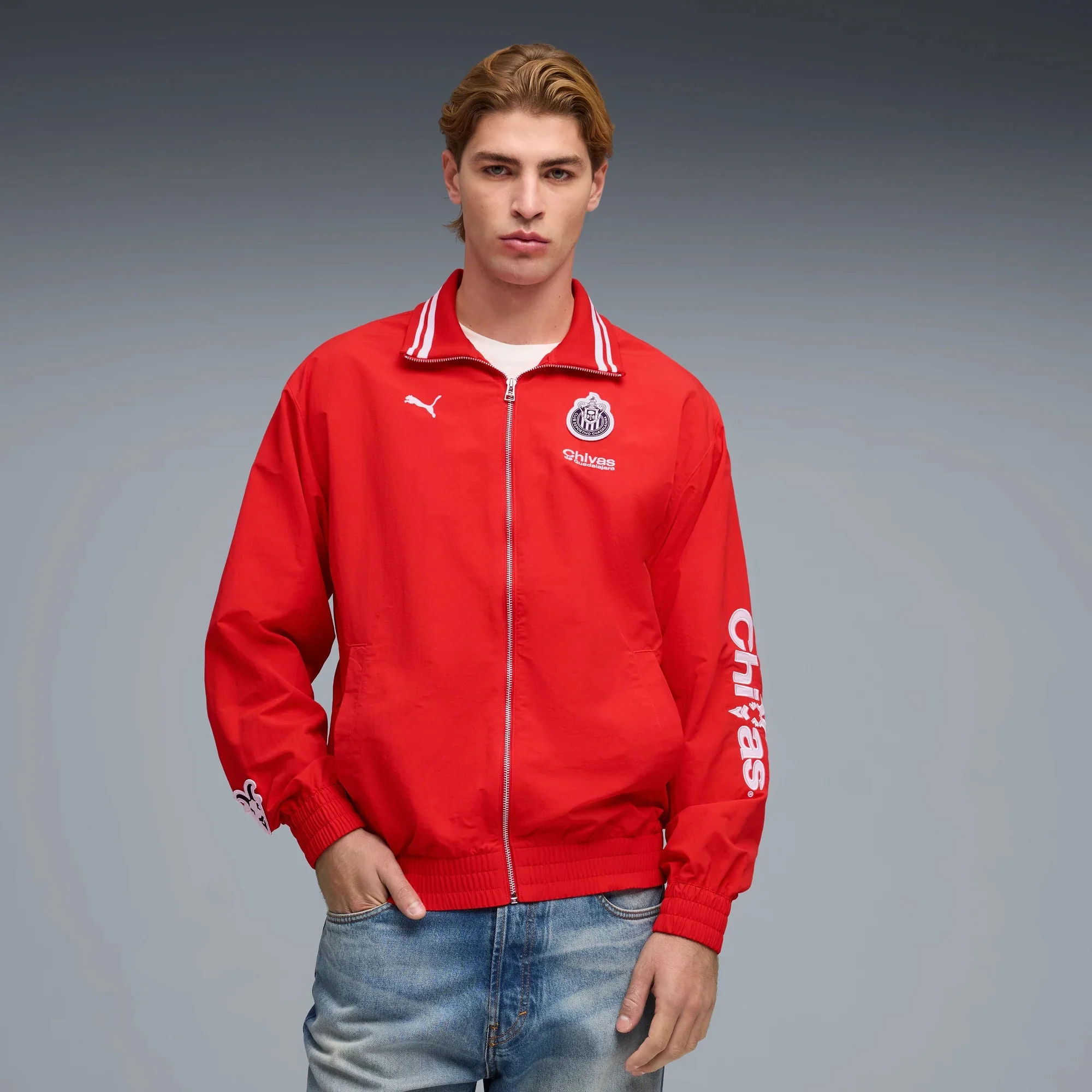 Puma 2025-26 Chivas Men's Varsity Jacket - Image 3