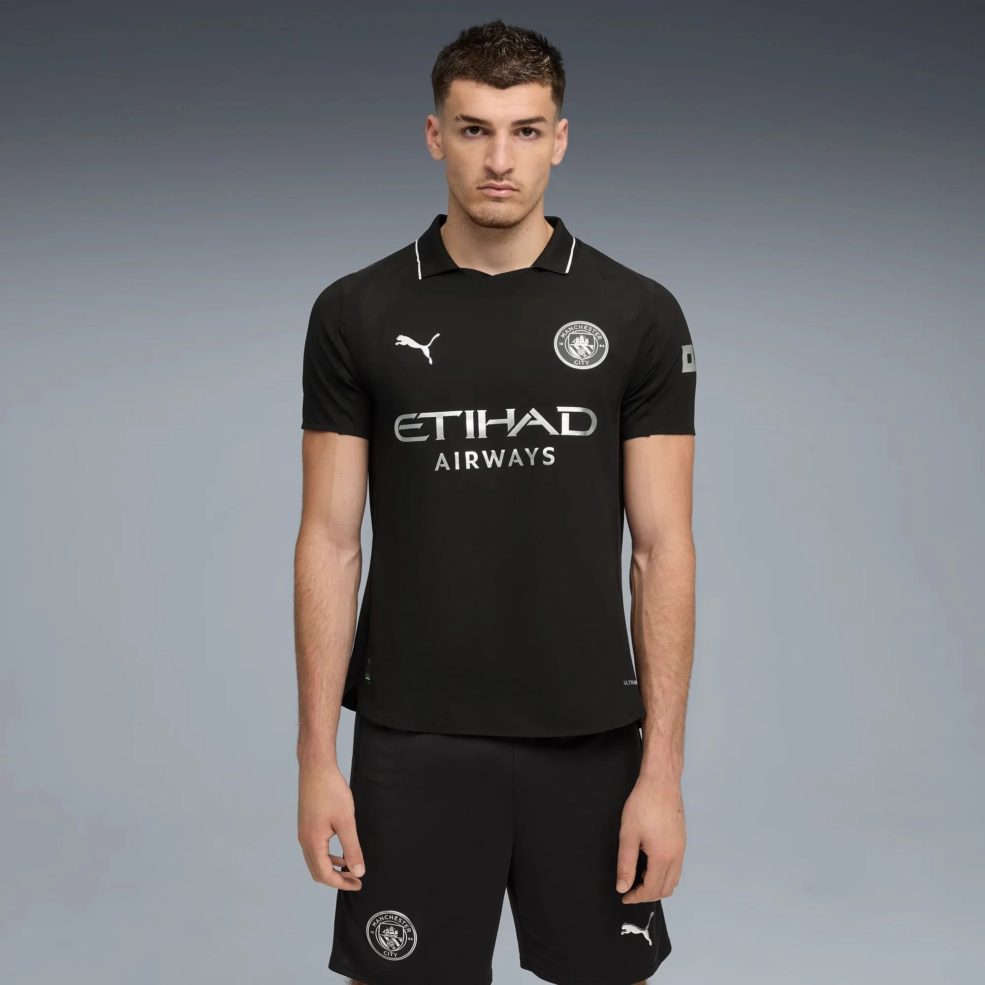 Puma 2025-26 Manchester City Men's Authentic Away Soccer Jersey - Image 3