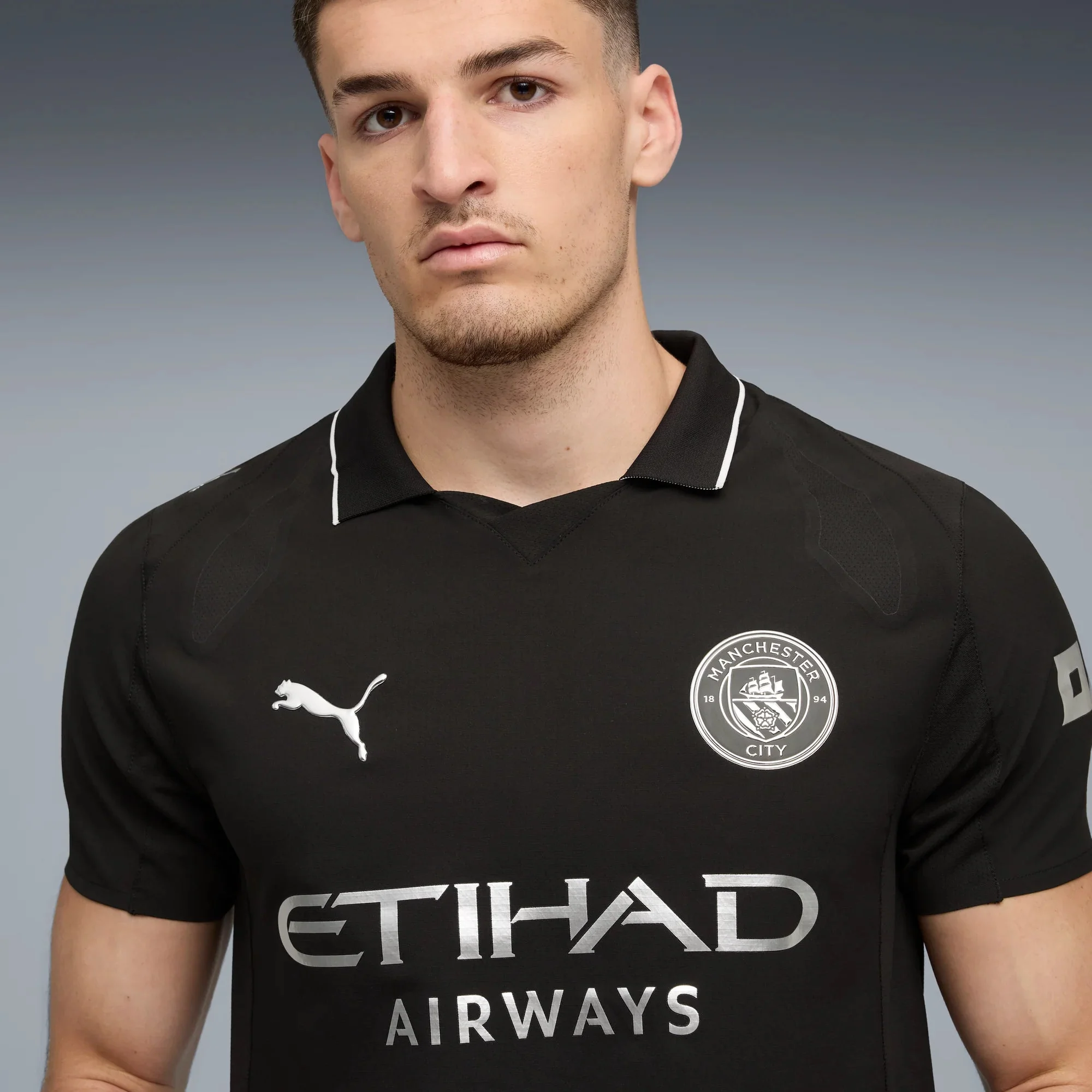 Puma 2025-26 Manchester City Men's Authentic Away Soccer Jersey - Image 5