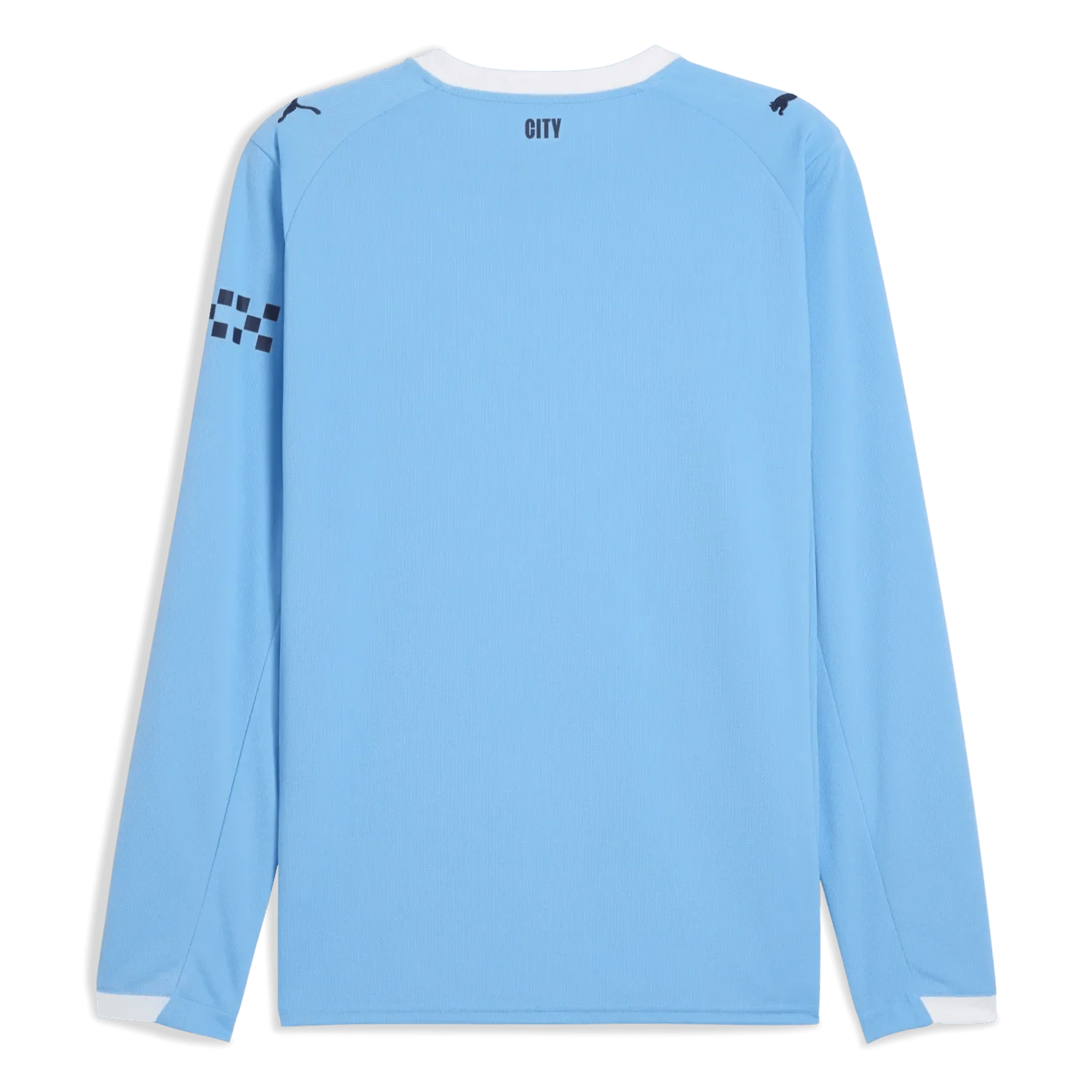 Puma 2025-26 Manchester City Men's Stadium Home Long-Sleeve Soccer Jersey - Image 2