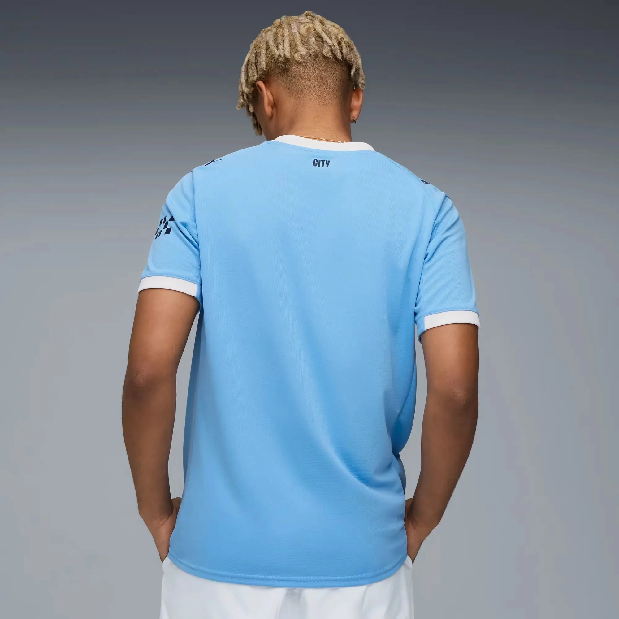 Puma 2025-26 Manchester City Men's Stadium Home Soccer Jersey - Image 4