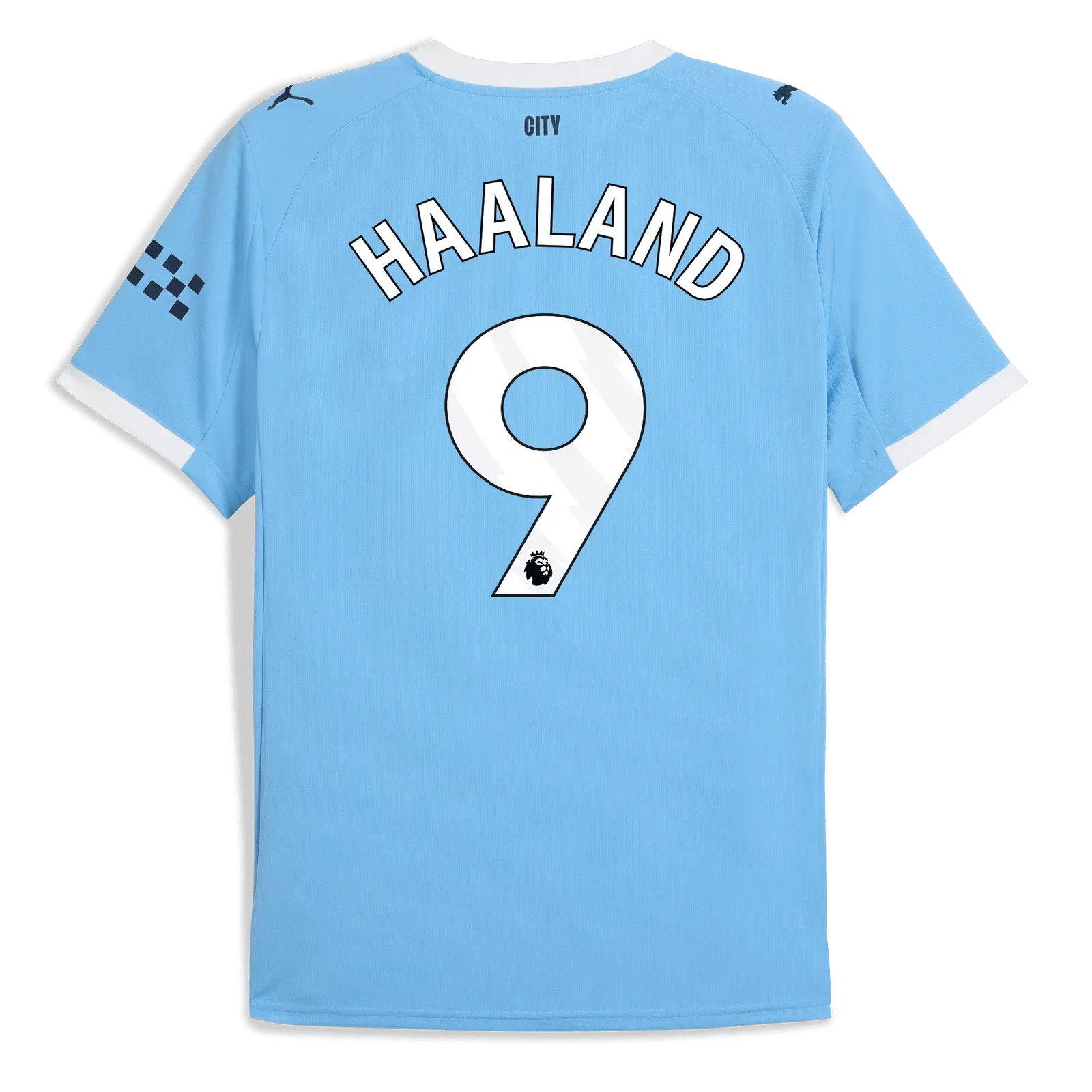 Puma 2025-26 Manchester City Youth Stadium Home Soccer Jersey - Image 6