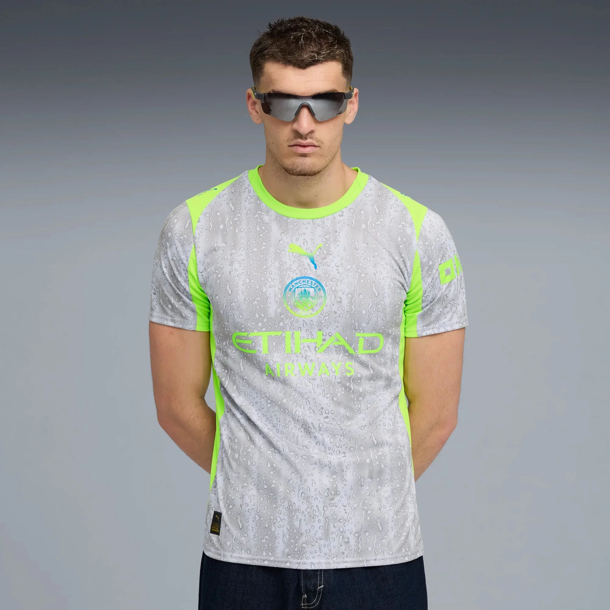 Puma 2025-26 Manchester City Men's Stadium Third Soccer Jersey - Image 3