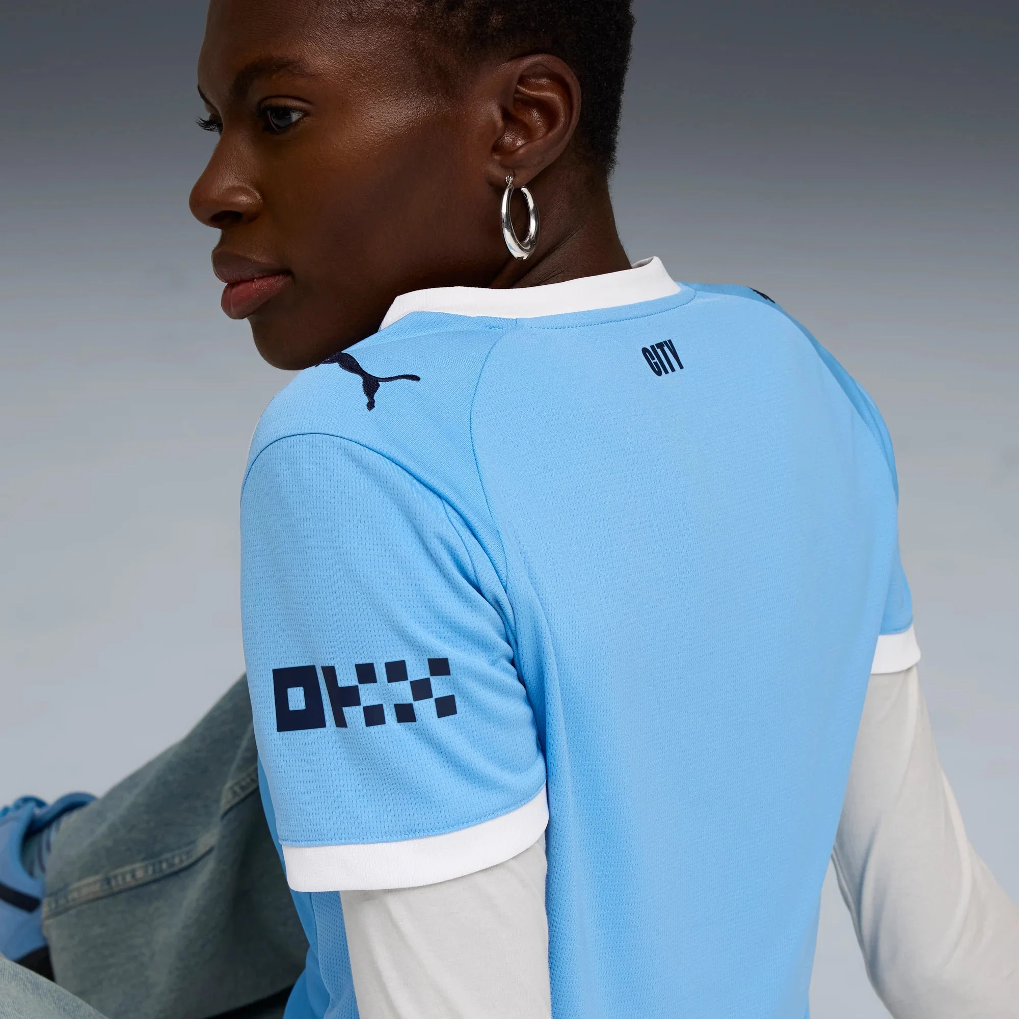 Puma 2025-26 Manchester City Women's Stadium Home Soccer Jersey - Image 6