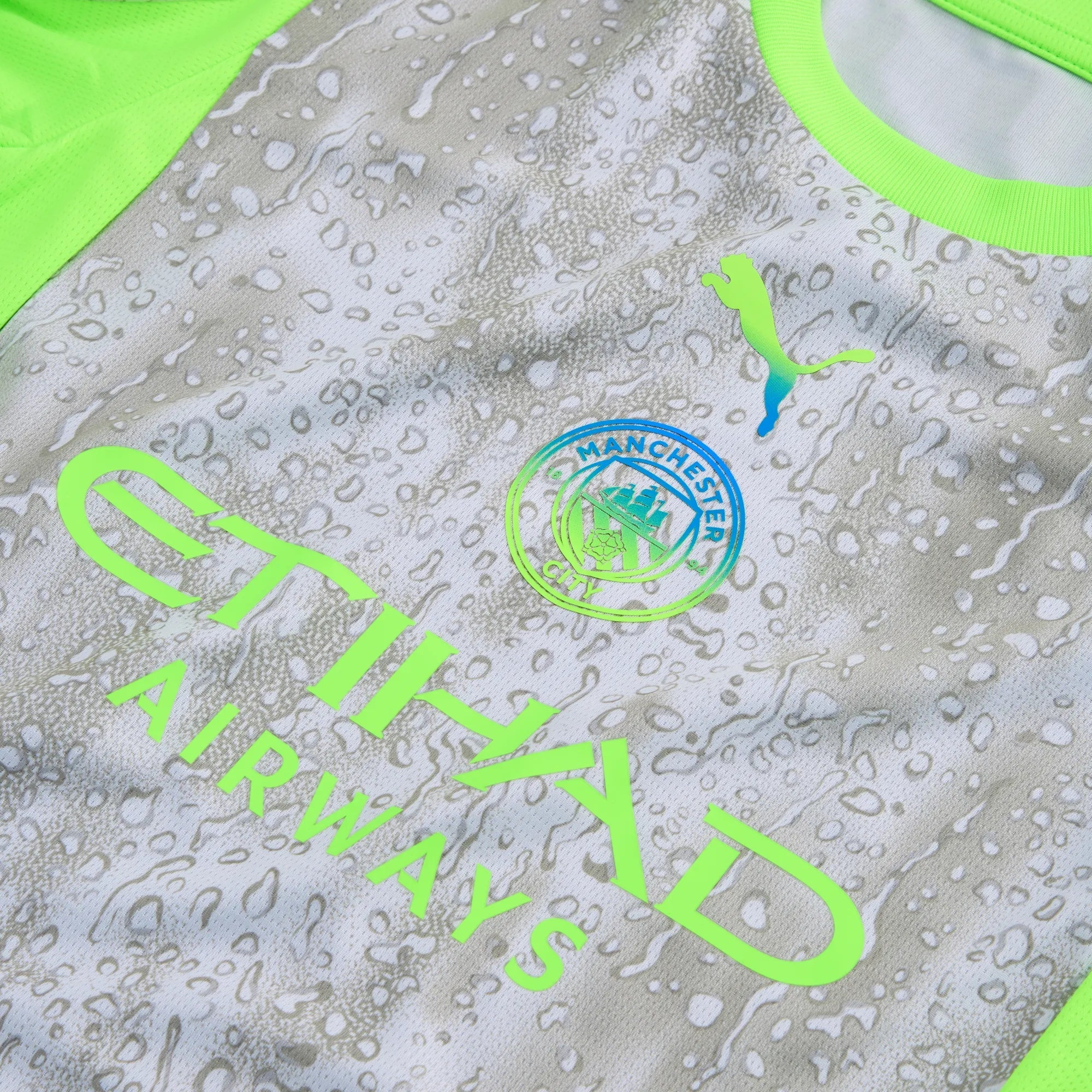 Puma 2025-26 Manchester City Youth Stadium Third Soccer Jersey - Image 3
