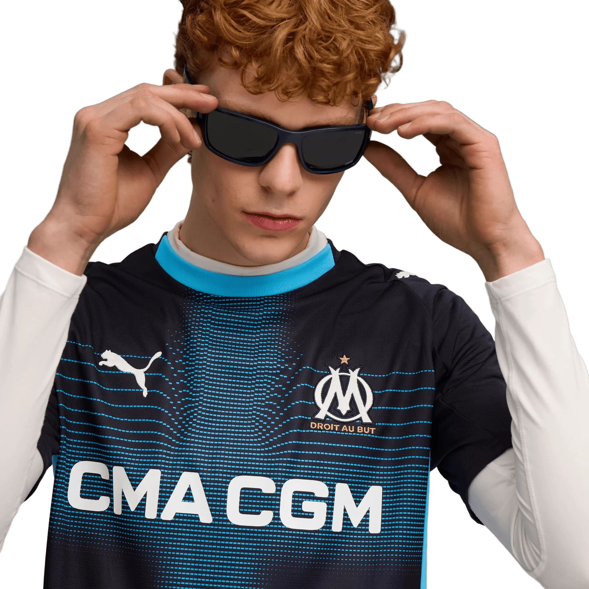 Puma 2025-26 Olympique de Marseille Men's Stadium Away Soccer Jersey - Image 5