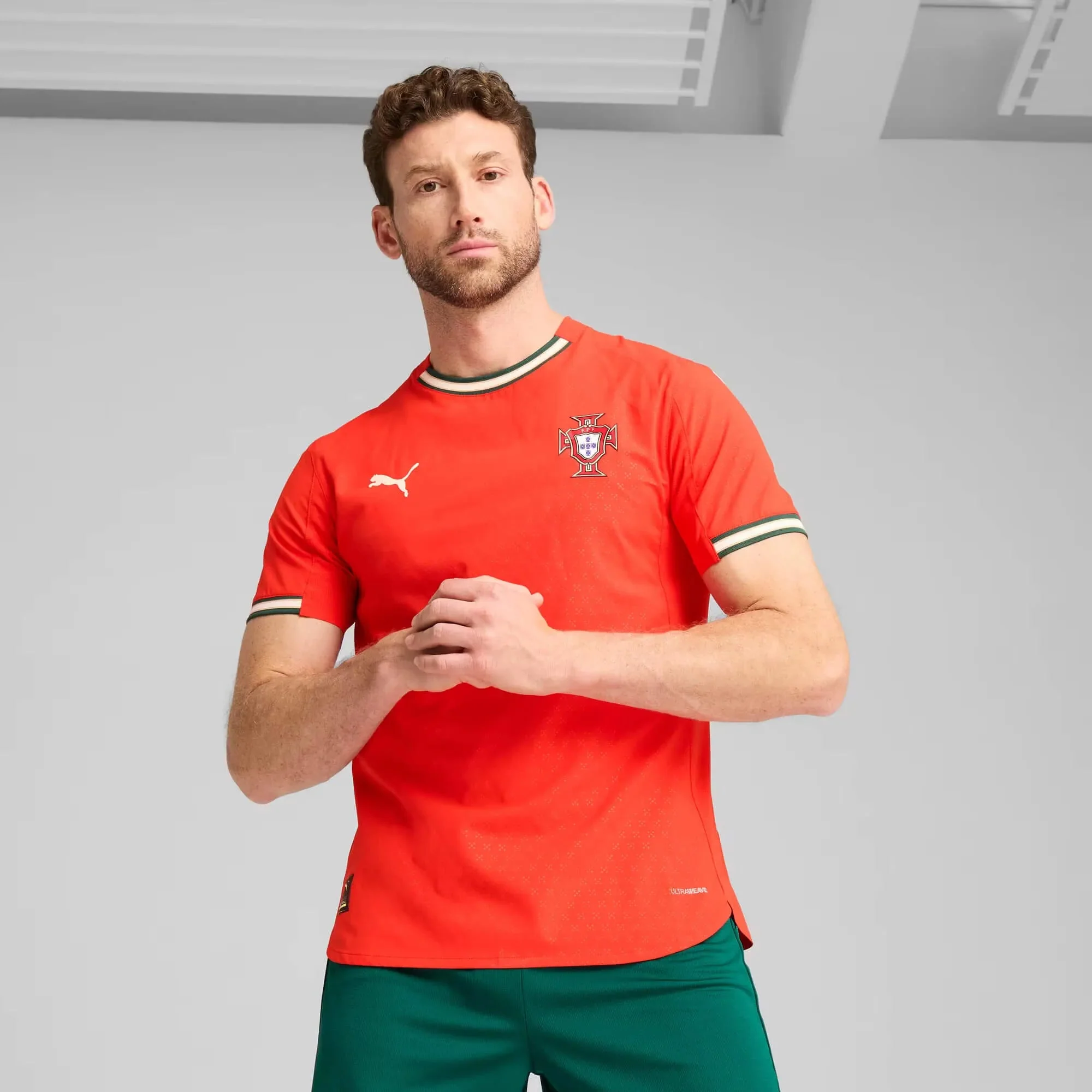 Puma 2025-26 Portugal Men's Authentic Home Jersey - Image 3