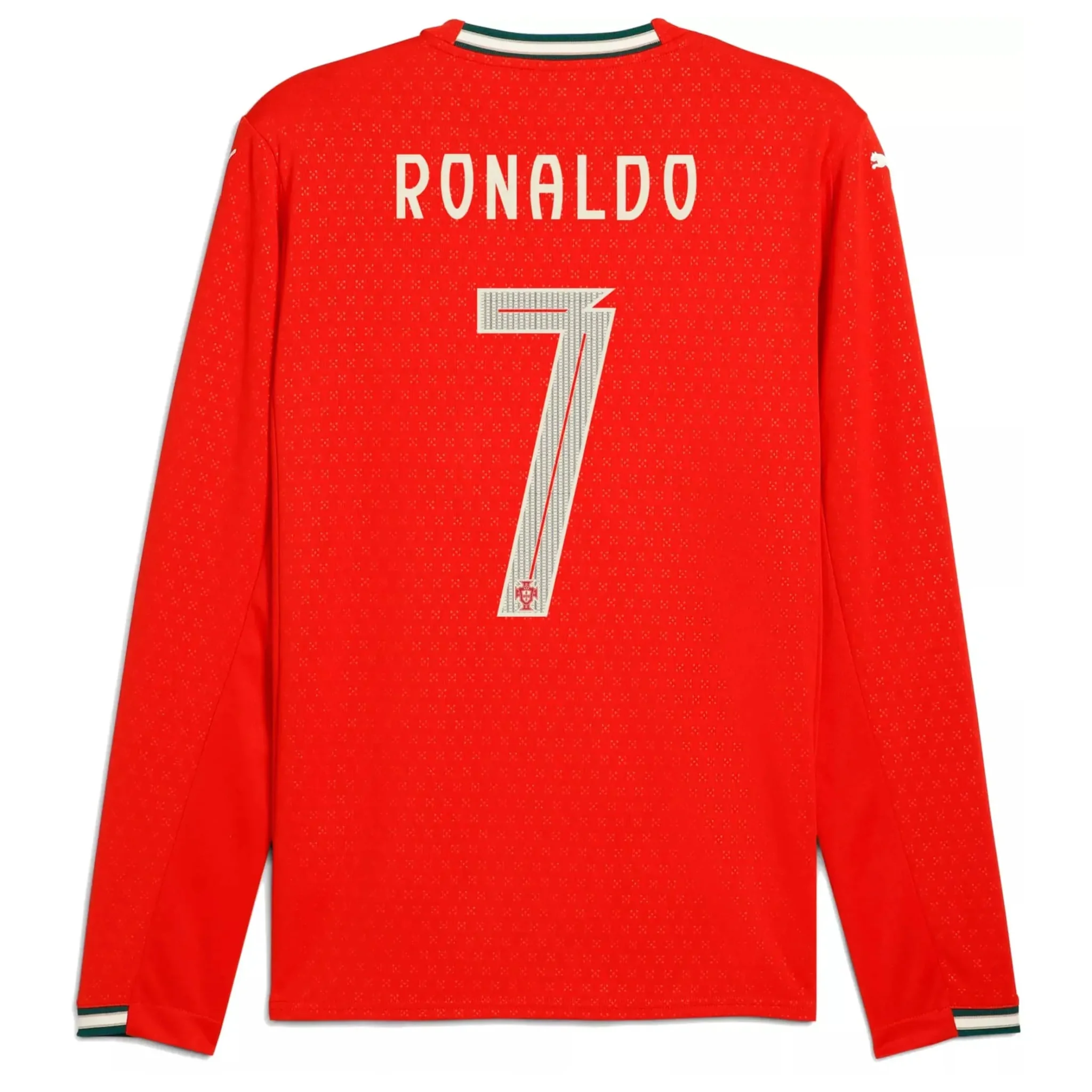 Puma 2025-26 Portugal Men's Stadium Home Long-Sleeve Jersey - Image 8
