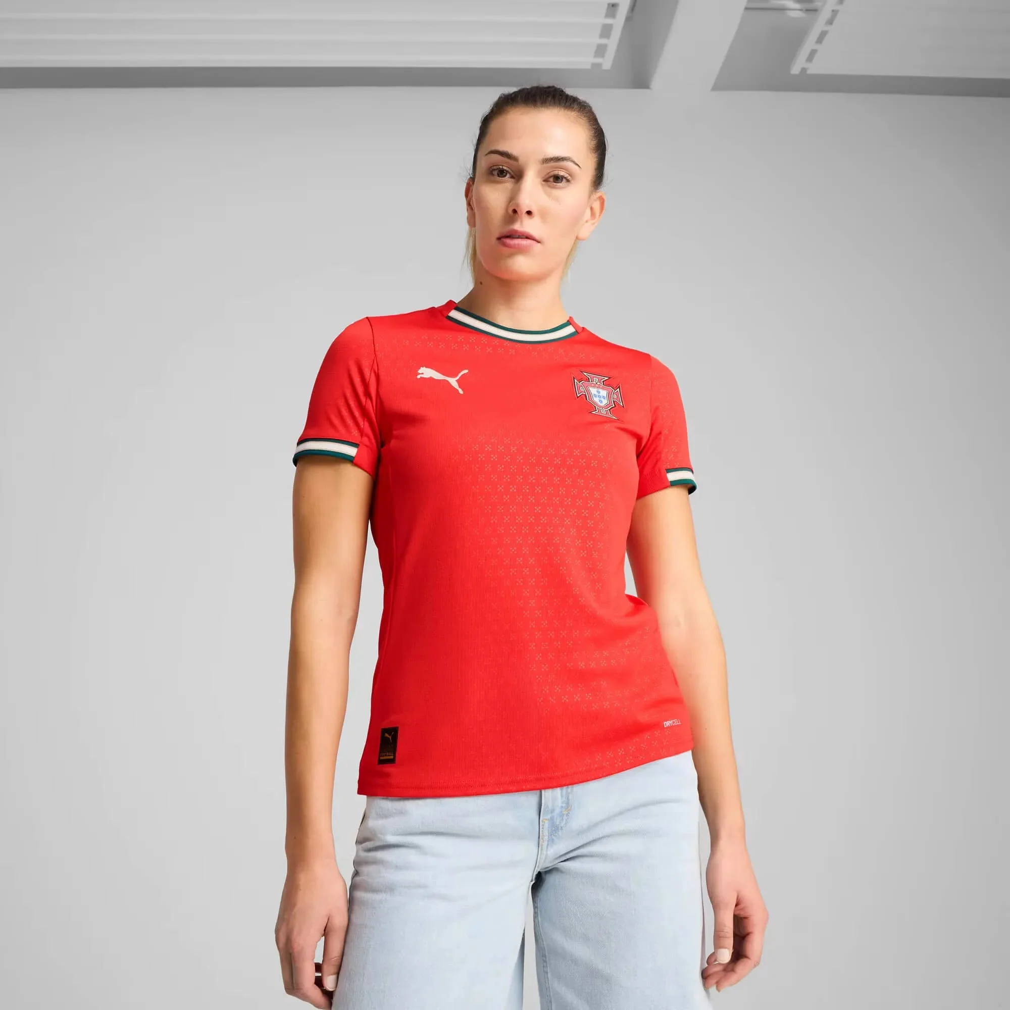 Puma 2025-26 Portugal Women's Stadium Home Jersey - Image 3