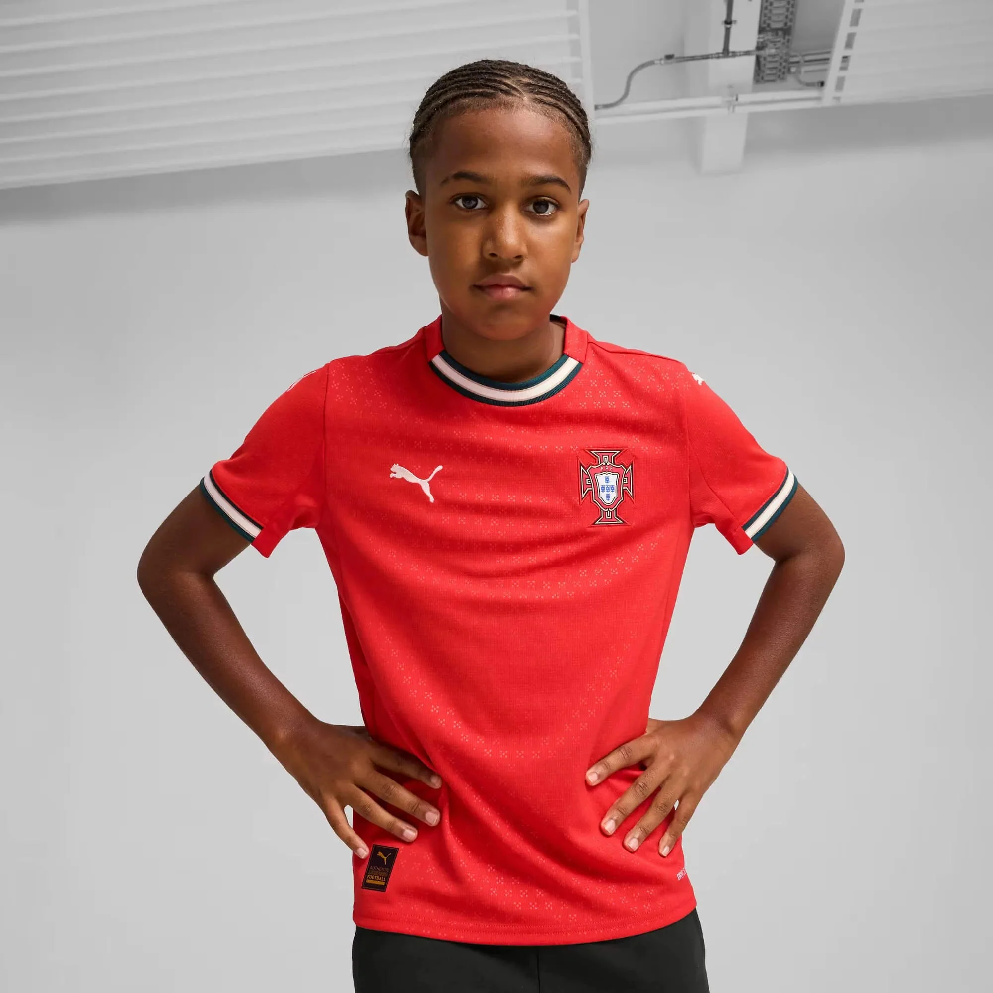 Puma 2025-26 Portugal Youth Stadium Home Jersey - Image 3