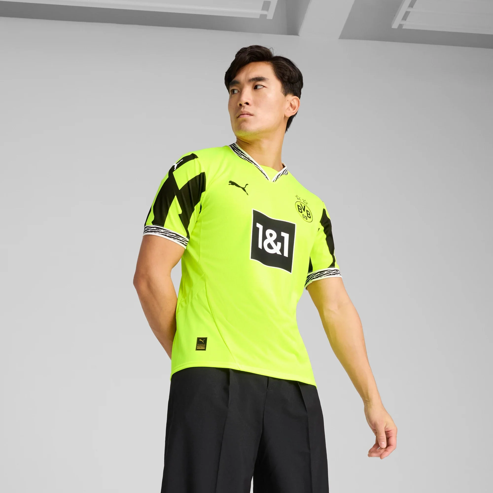 Puma 2025 Borussia Dortmund Men's Stadium Anniversary Soccer Jersey - Image 3