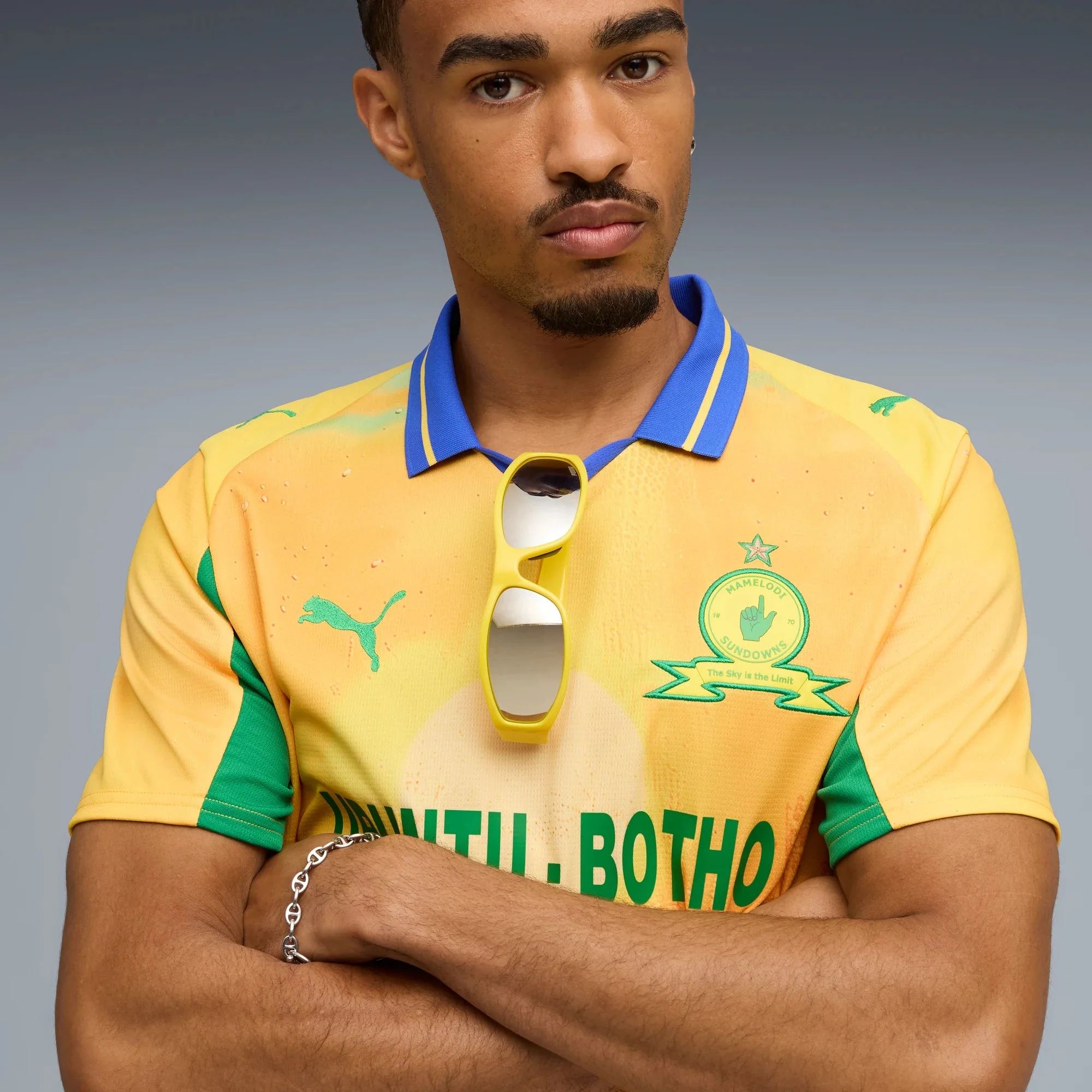 Puma 2025 Mamelodi Sundowns Men's Club World Cup KidSuper Stadium Soccer Jersey - Image 5
