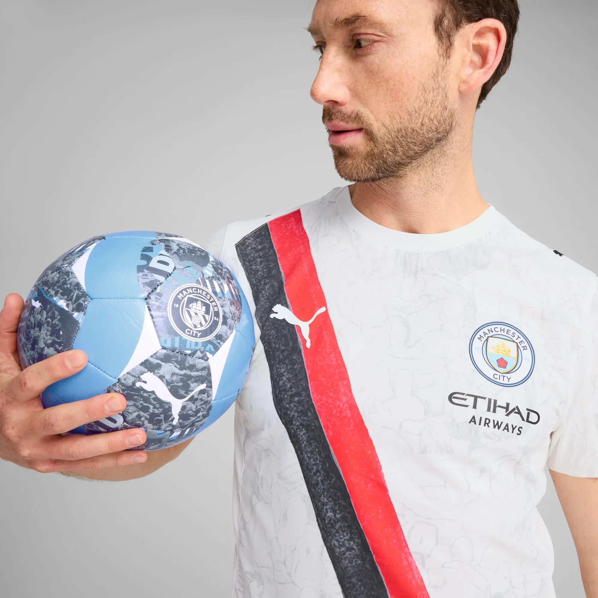 Puma 2025 Manchester City Men's Club World Cup KidSuper Authentic Soccer Jersey - Image 5