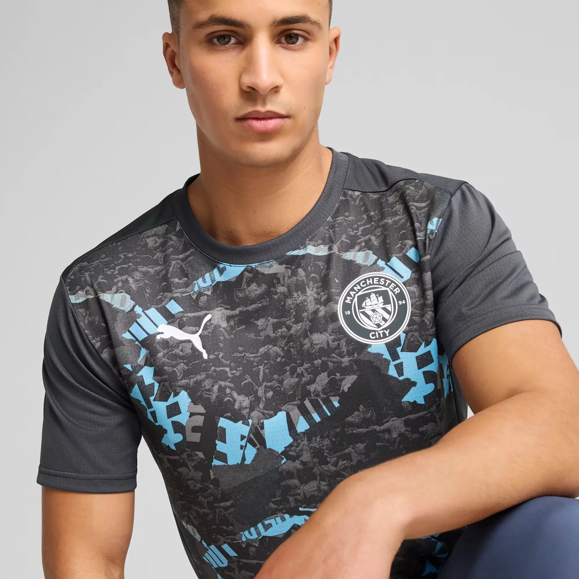 Puma 2025 Manchester City Men's Prematch SS Jersey - Image 5
