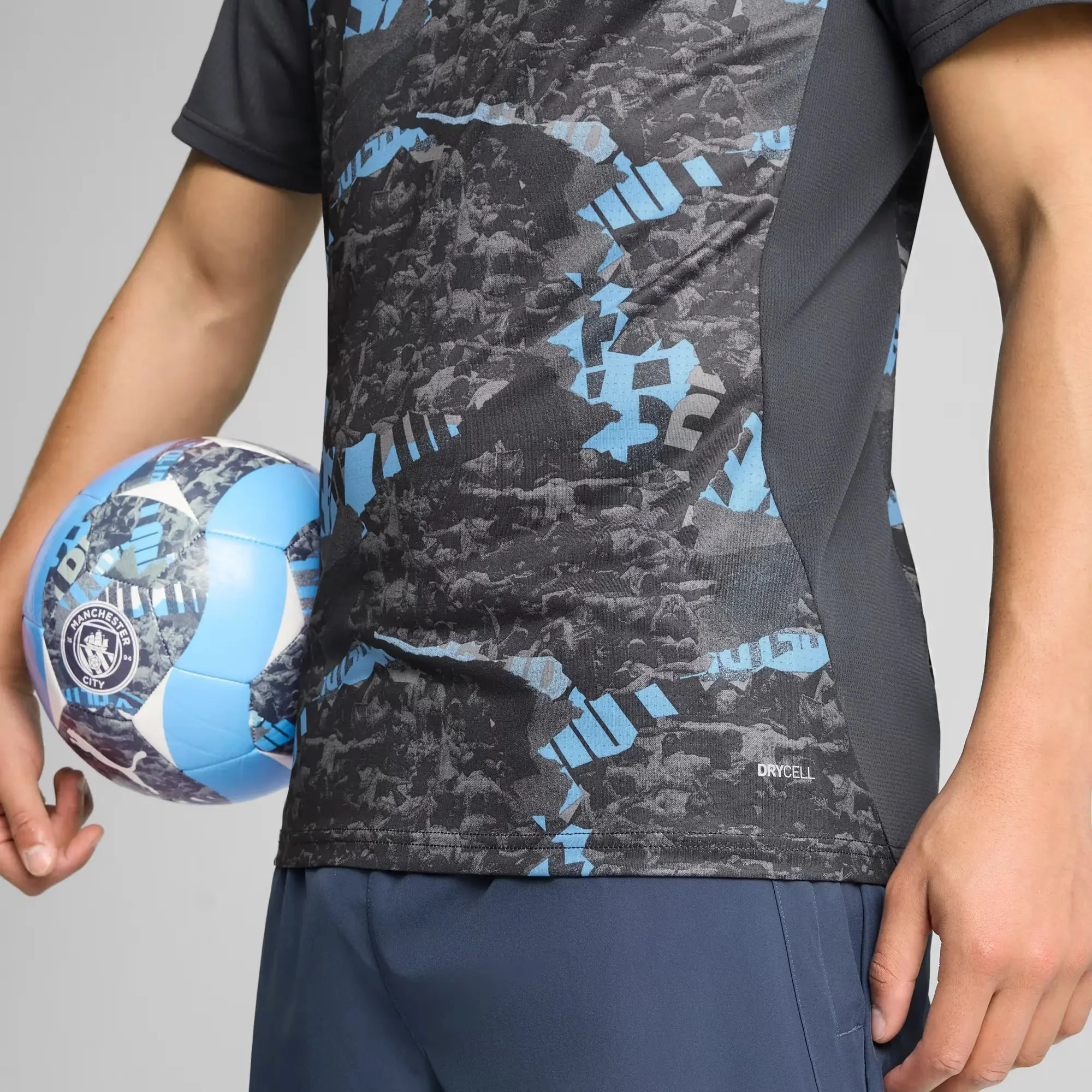 Puma 2025 Manchester City Men's Prematch SS Jersey - Image 6