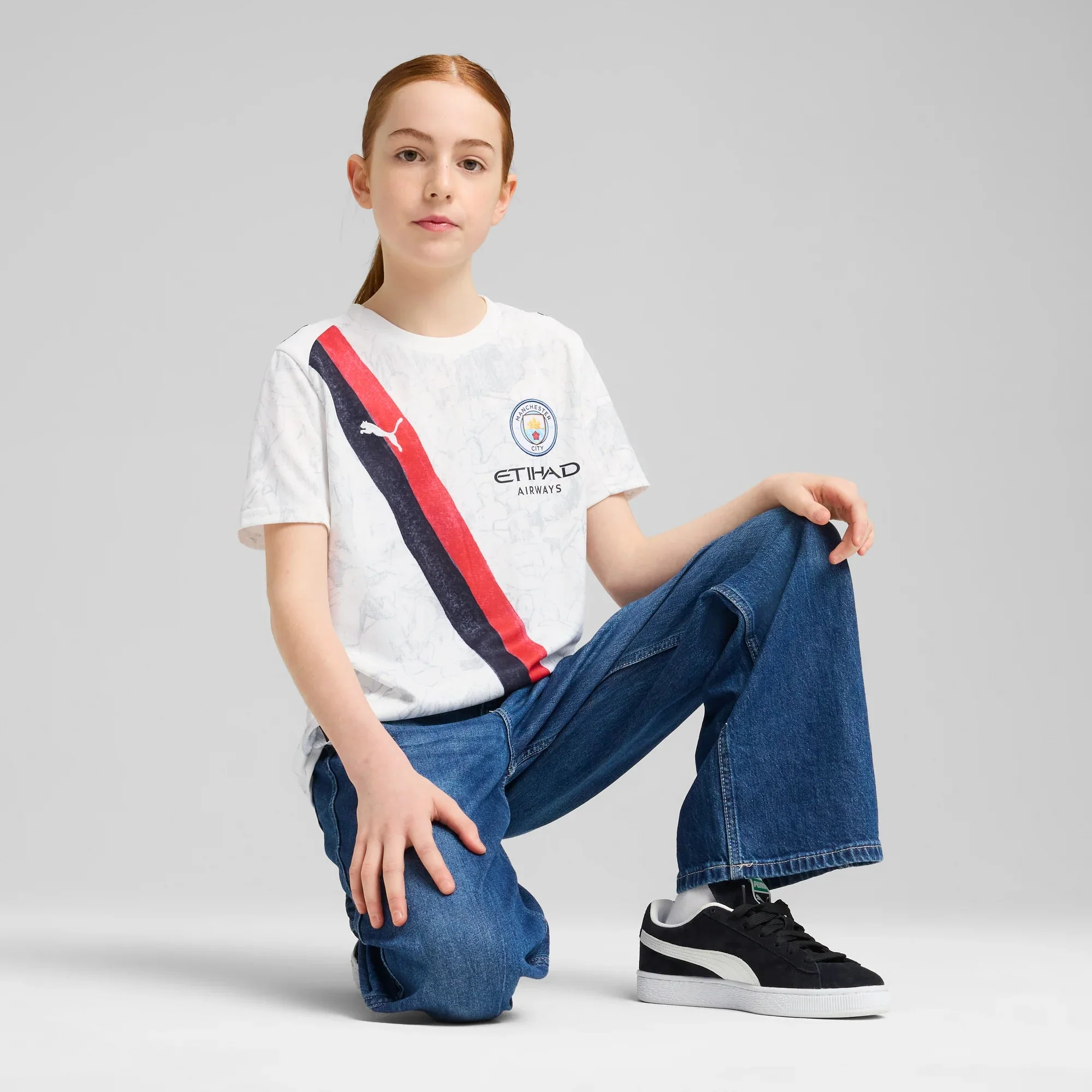 Puma 2025 Manchester City Youth Club World Cup KidSuper Stadium Soccer Jersey - Image 4
