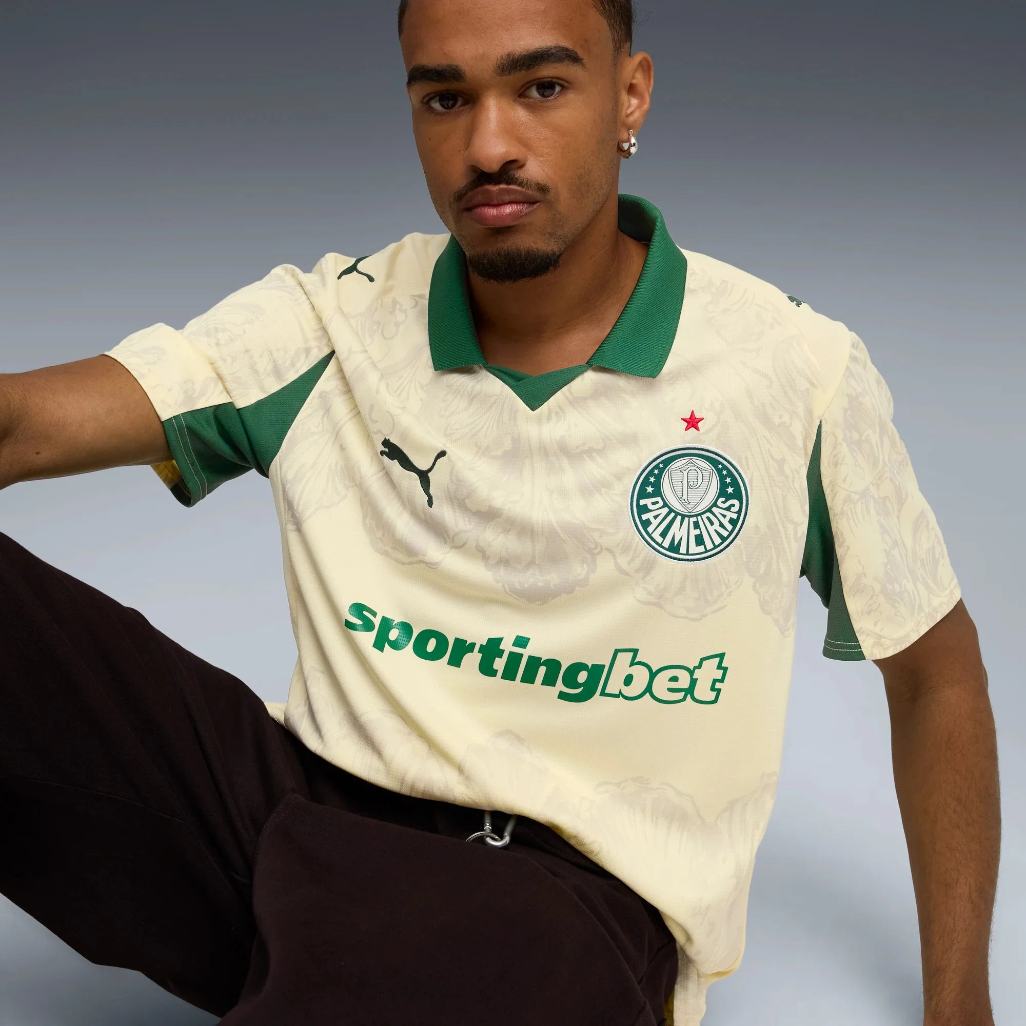 Puma 2025 Palmeiras Men's Club World Cup KidSuper Stadium Soccer Jersey - Image 6
