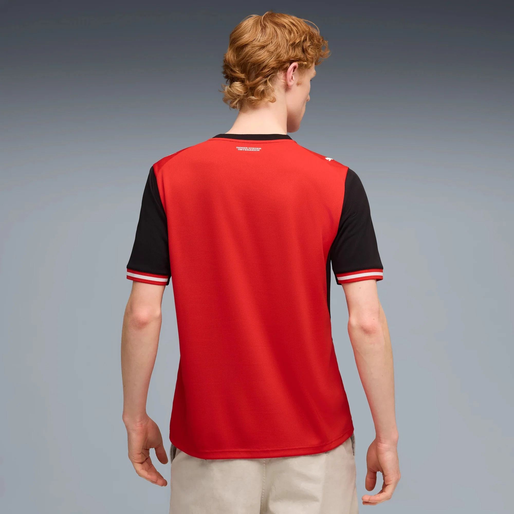 Puma 2026 Austria Men's Stadium Home Soccer Jersey - Image 4