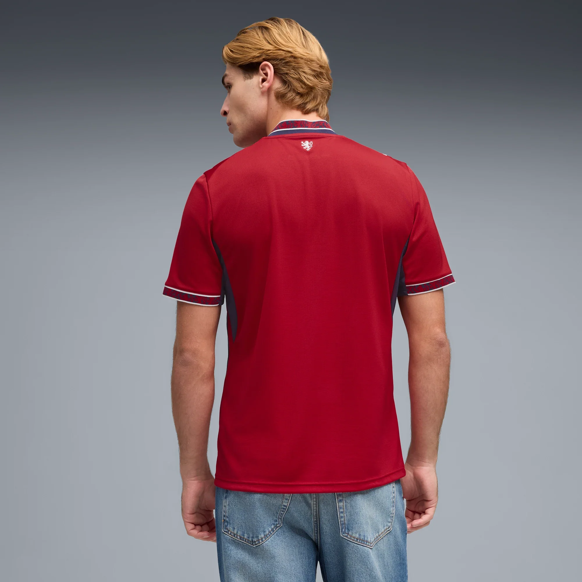 Puma 2026 Czech Republic Men's Stadium Home Soccer Jersey - Image 4