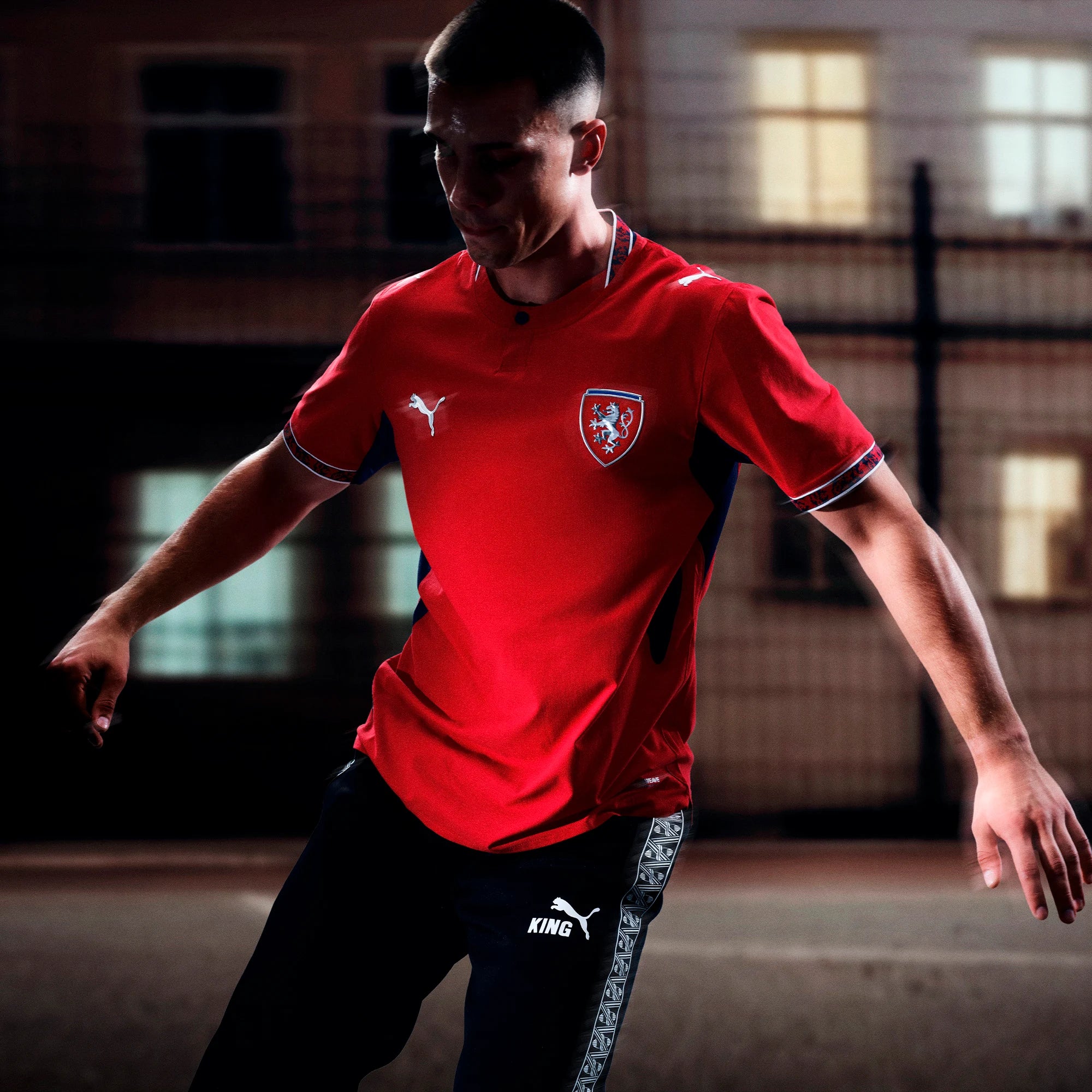 Puma 2026 Czech Republic Men's Stadium Home Soccer Jersey - Image 7