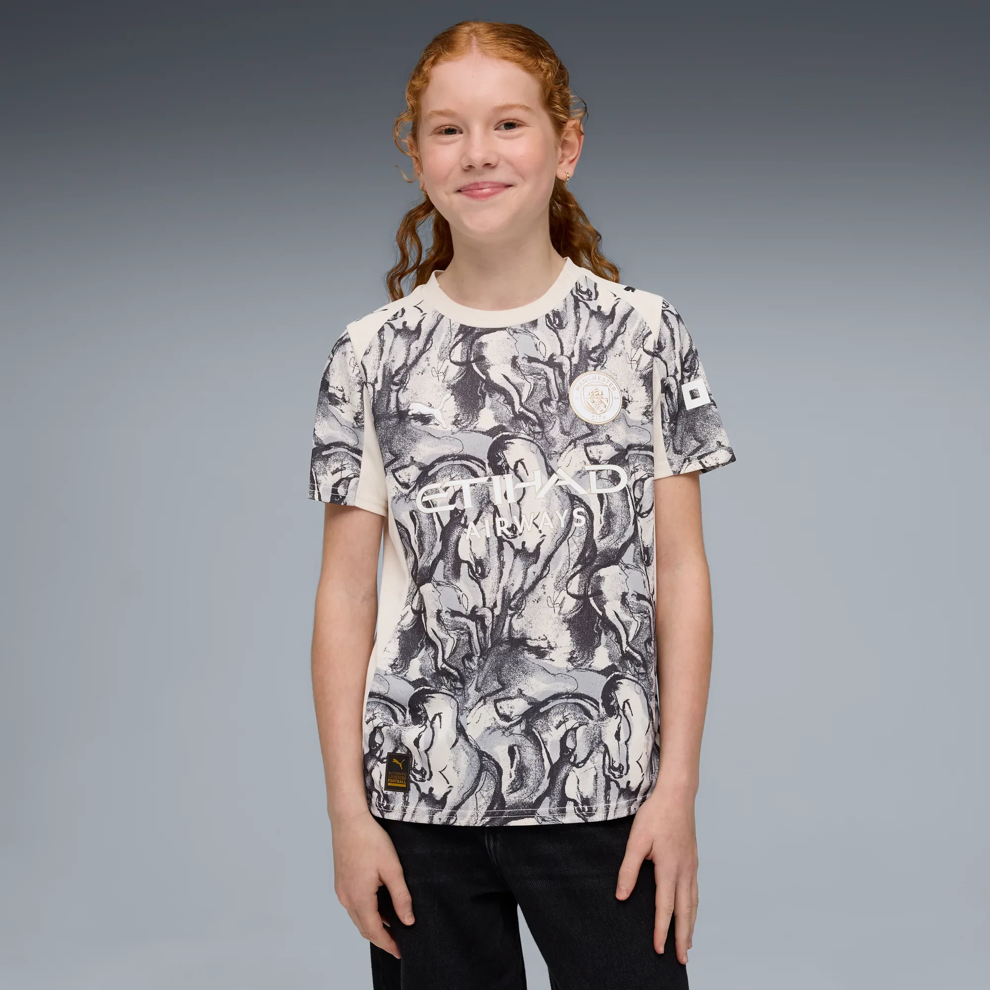 Puma 2026 Manchester City Youth Year of the Horse Stadium Soccer Jersey - Image 3