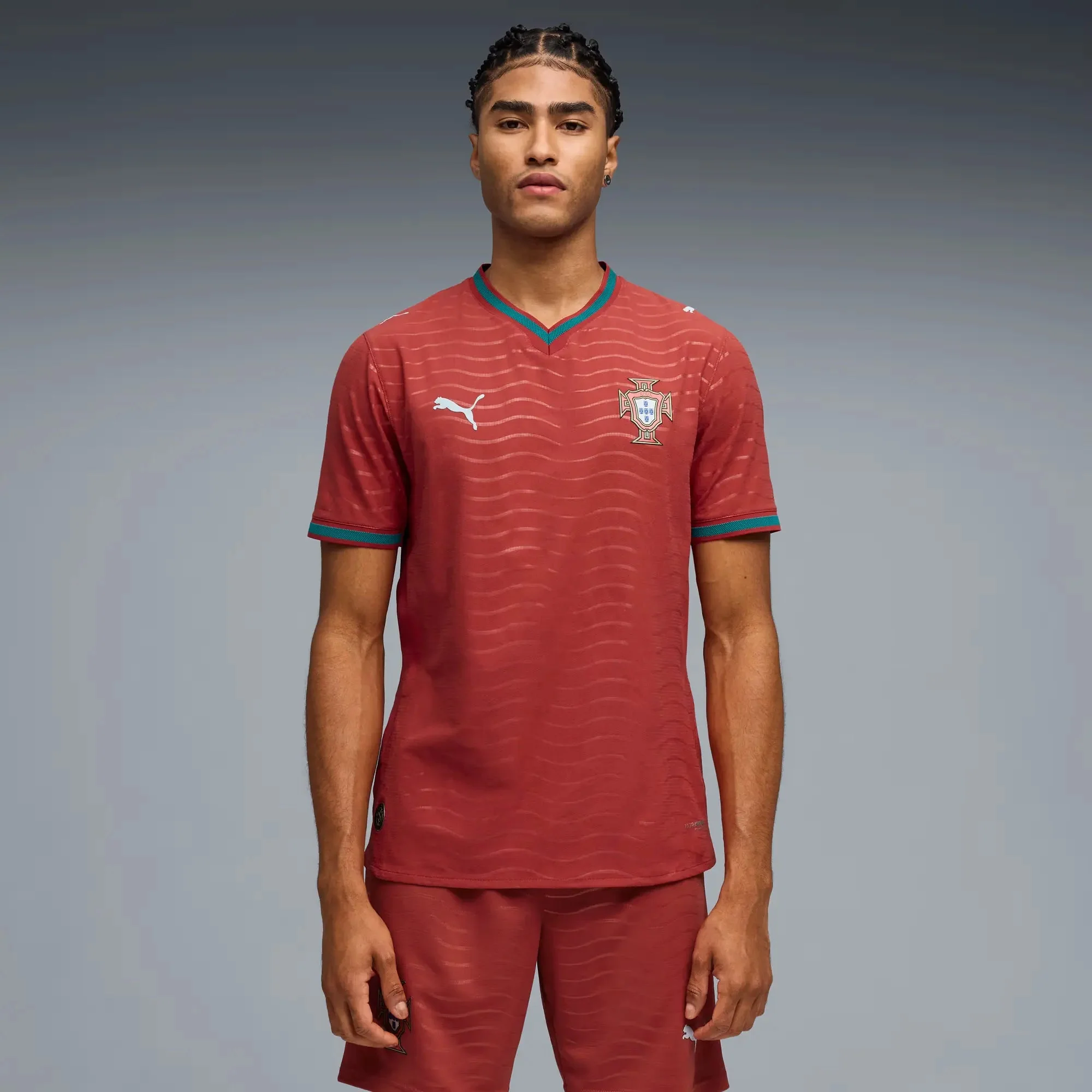 Puma 2026 Portugal Men's Authentic Home Soccer Jersey - Image 3