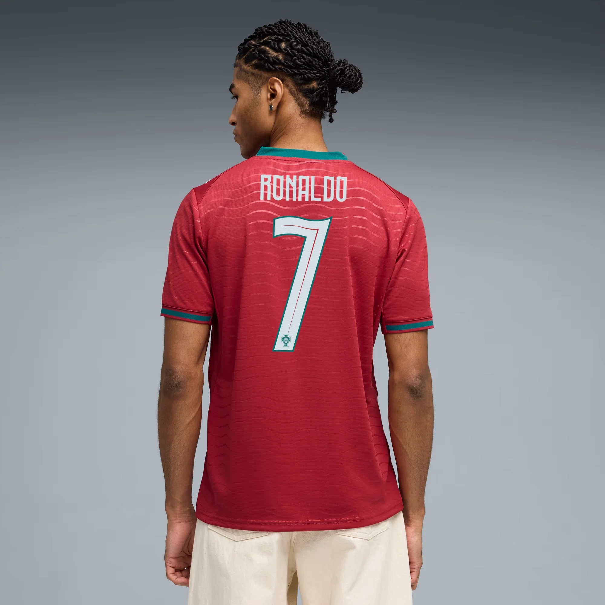 Puma 2026 Portugal Men's Stadium Home Ronaldo #7 Soccer Jersey - Image 3
