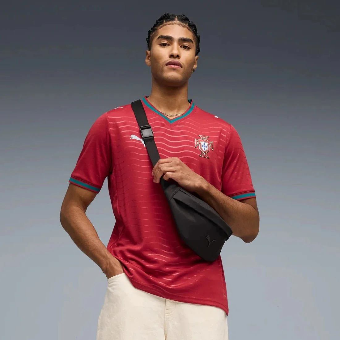 Puma 2026 Portugal Men's Stadium Home Soccer Jersey - Image 3