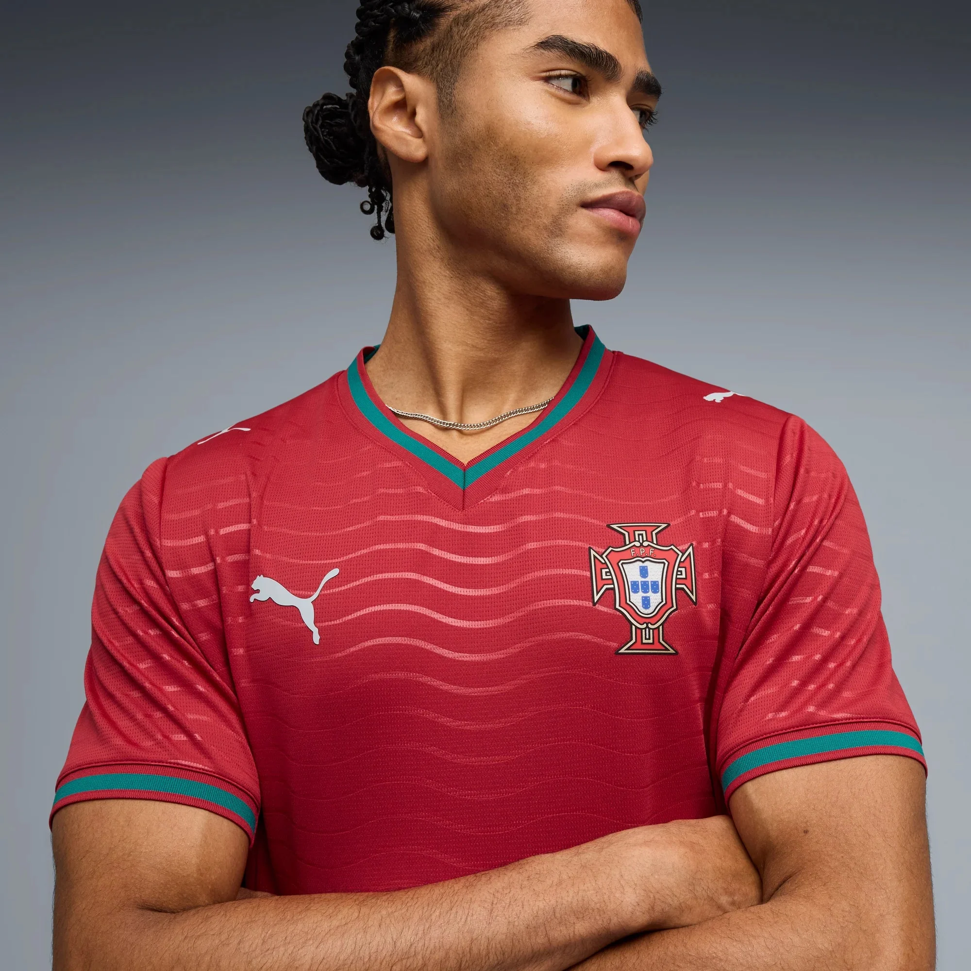 Puma 2026 Portugal Men's Stadium Home Soccer Jersey - Image 5