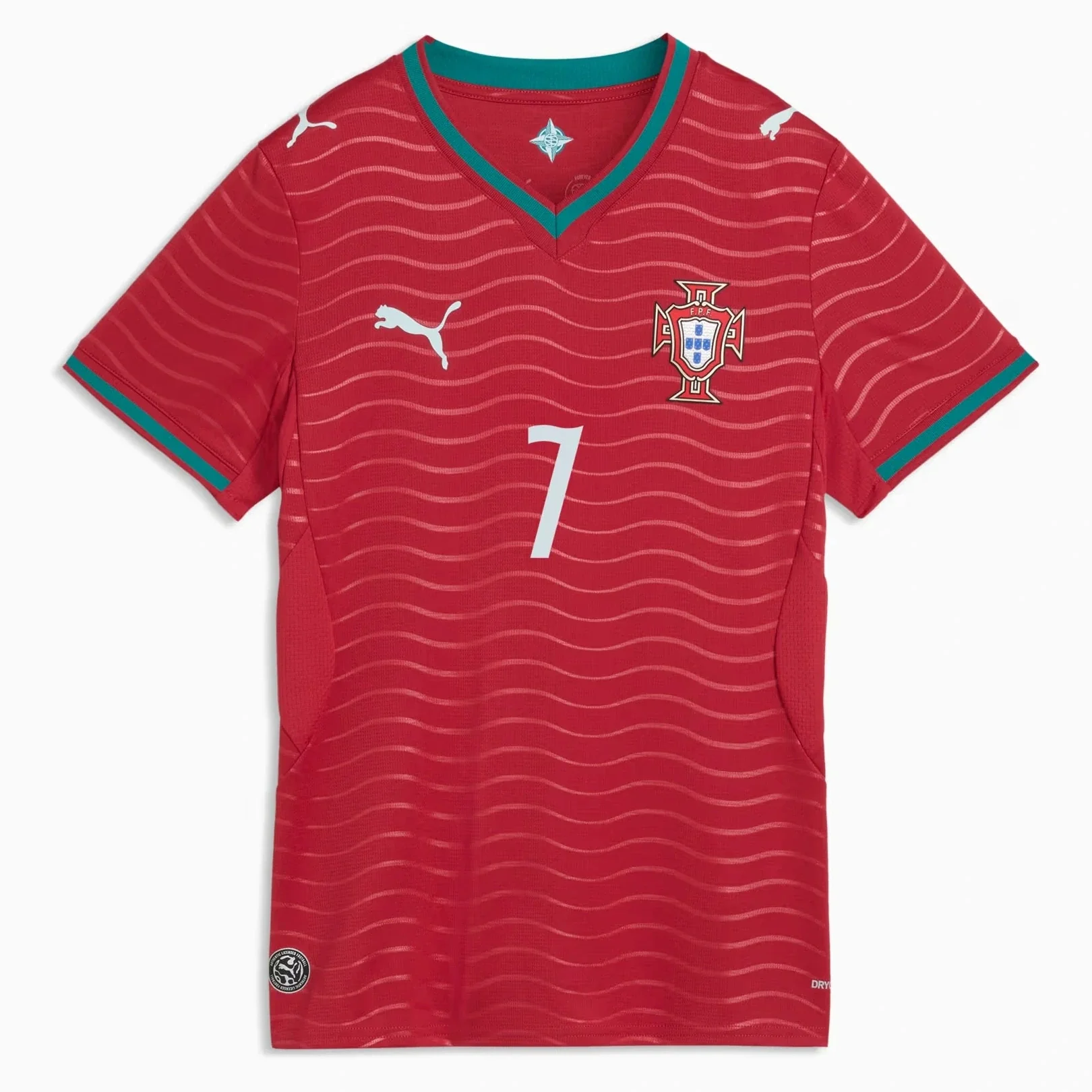 Puma 2026 Portugal Women's Stadium Home Ronaldo #7 Soccer Jersey - Image 2