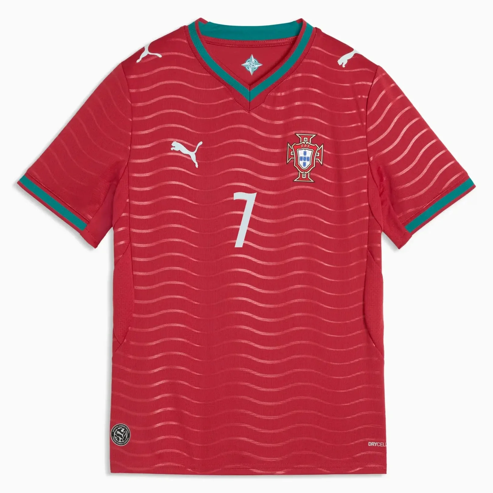 Puma 2026 Portugal Youth Stadium Home Ronaldo #7 Soccer Jersey - Image 2
