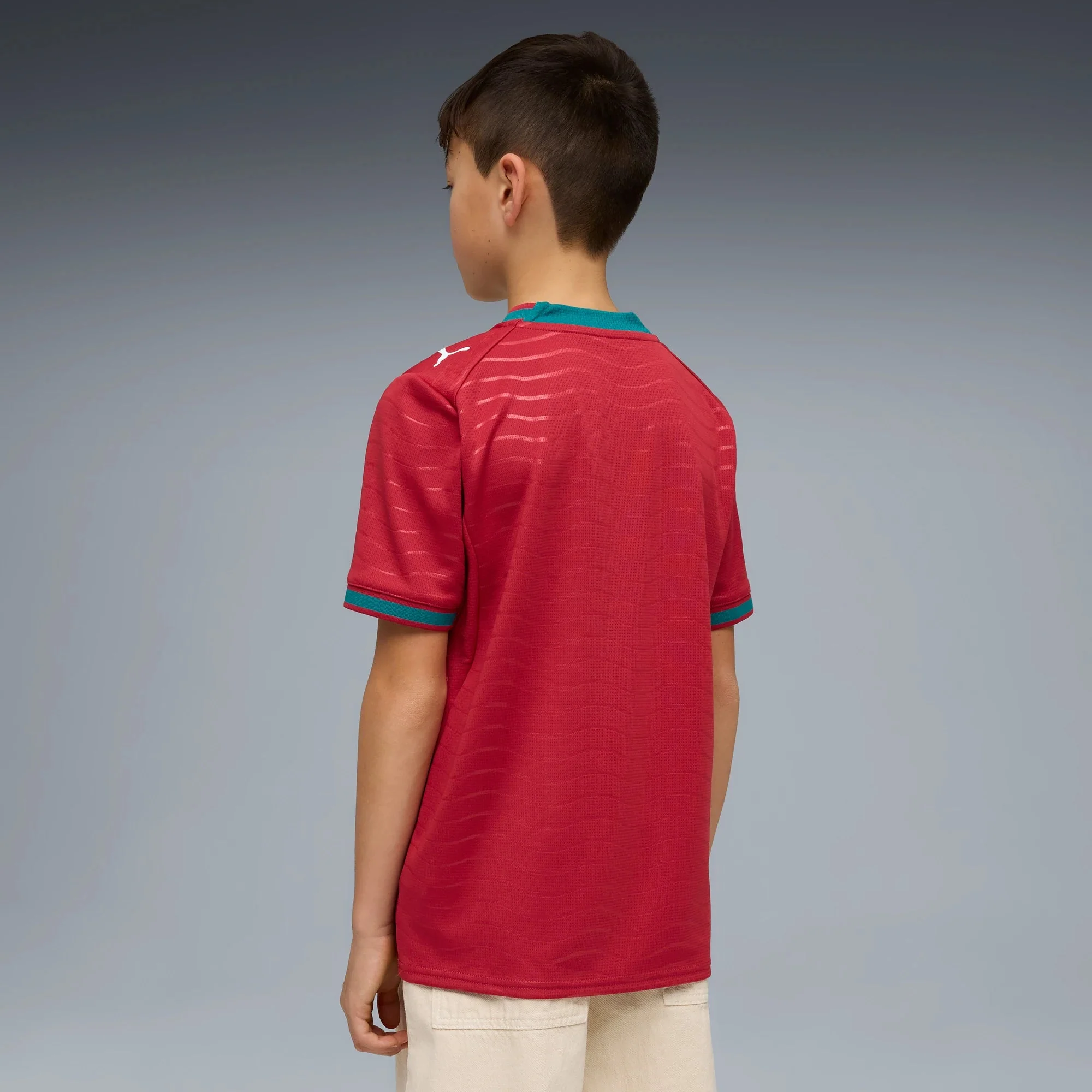 Puma 2026 Portugal Youth Stadium Home Soccer Jersey - Image 4