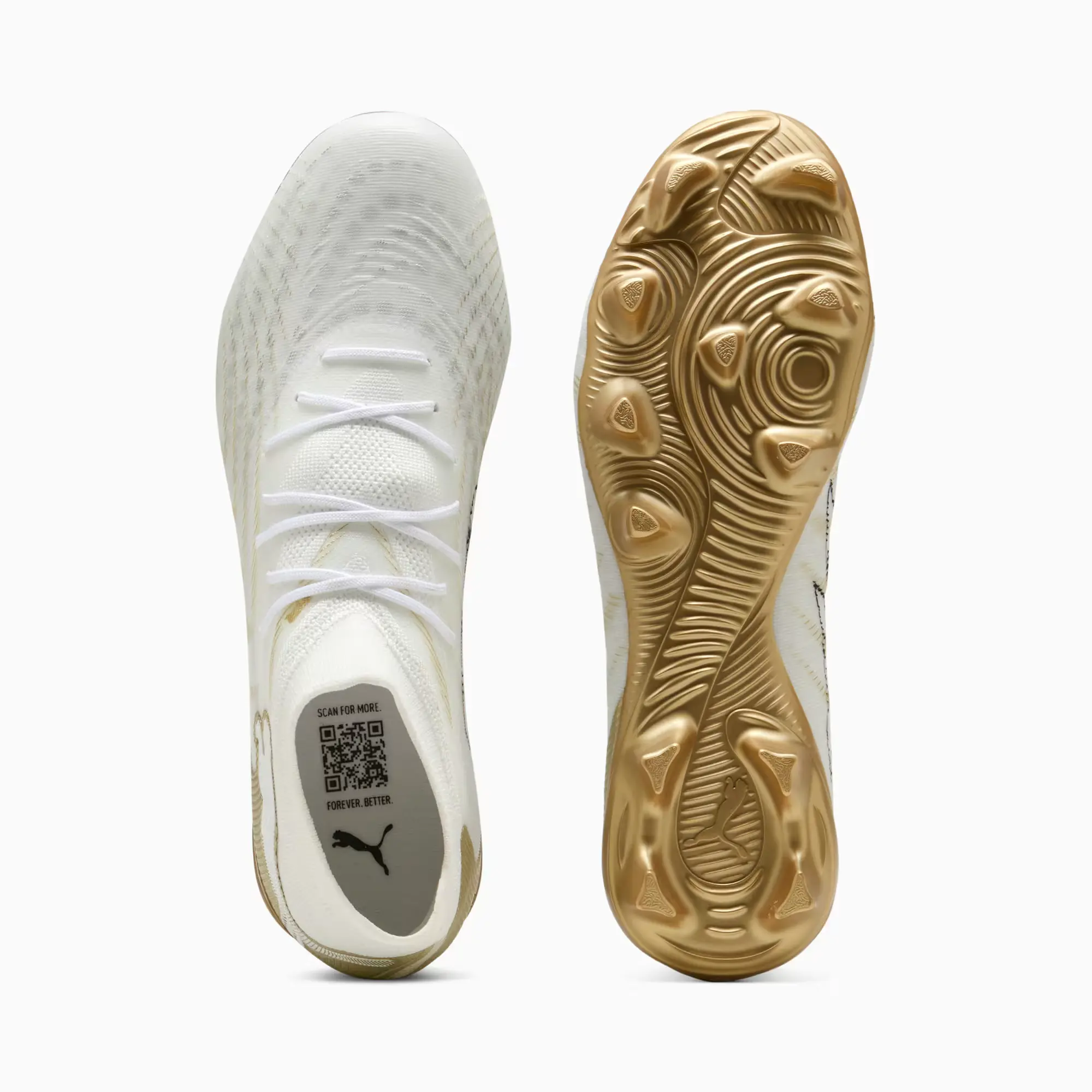 Puma Future 9 Match Firm/Artificial Ground Soccer Cleats - Whiteout Pack (SP26) - Image 4
