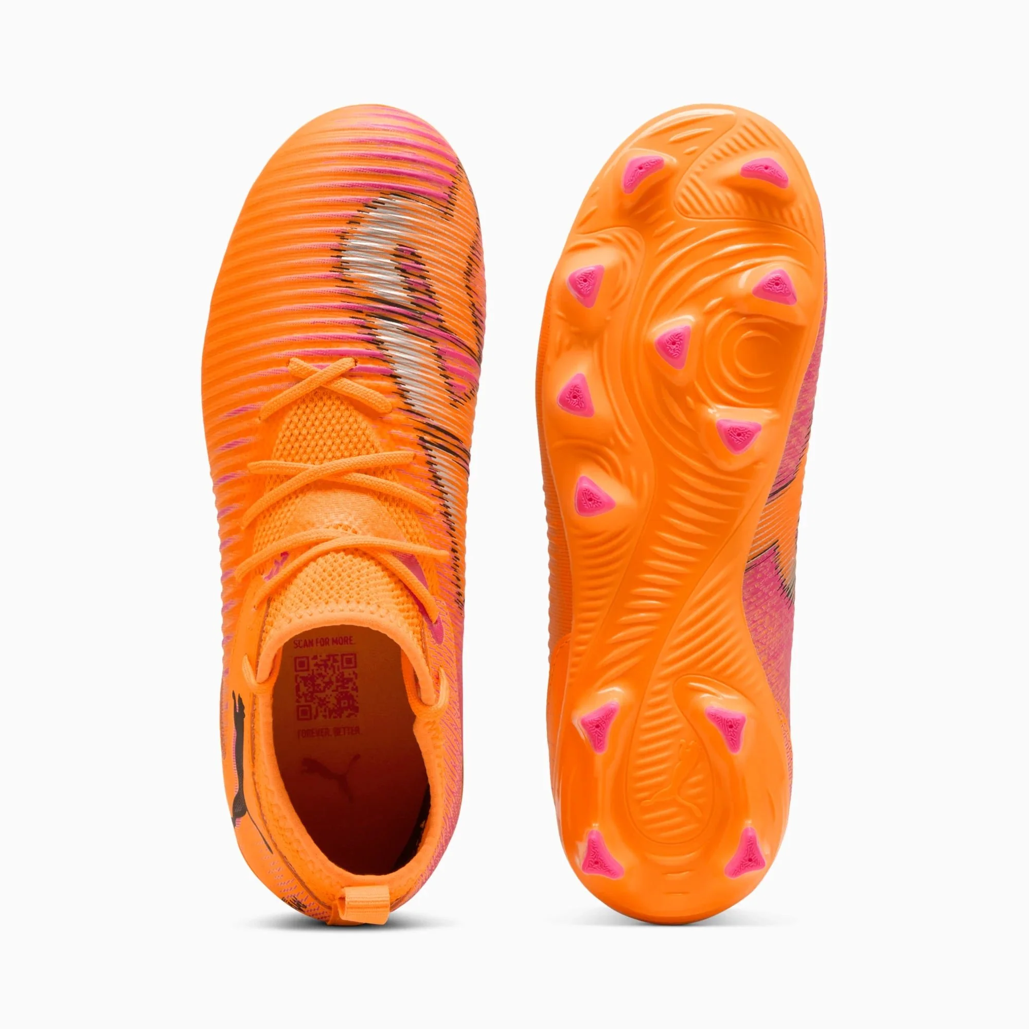 Puma Junior Future 8 Match Firm/Artificial Ground Soccer Cleats - Hot Pursuit Pack (FA25) - Image 4