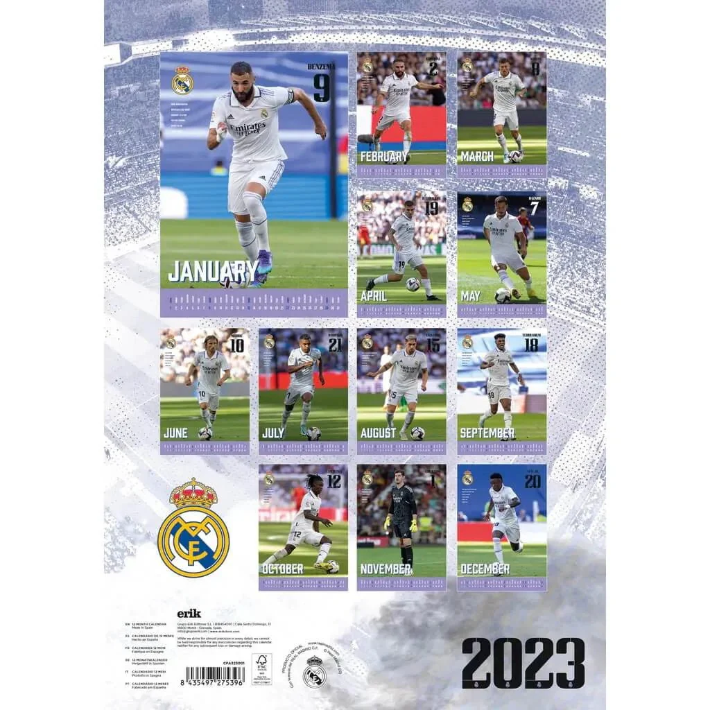 Real Madrid 2023 Official Calendar - Image 4
