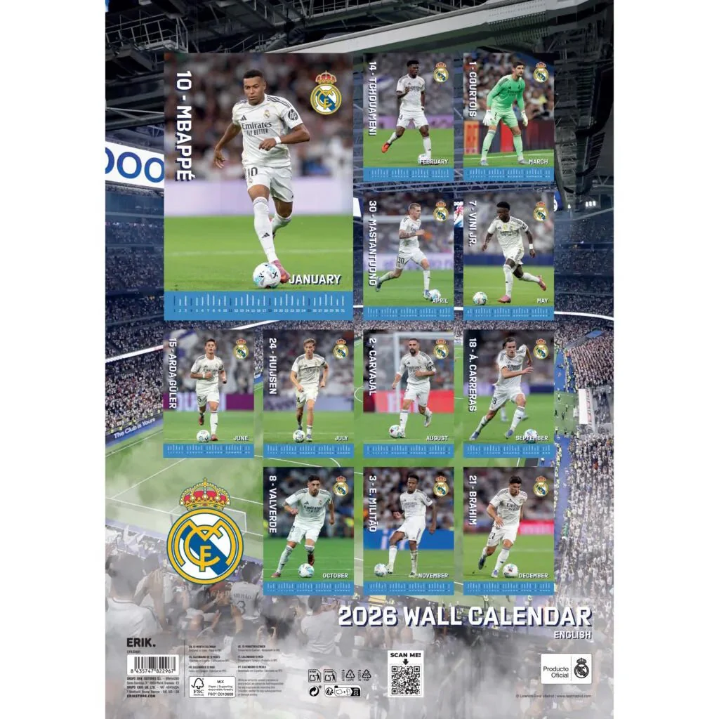 Real Madrid 2026 Official Calendar - Image 3