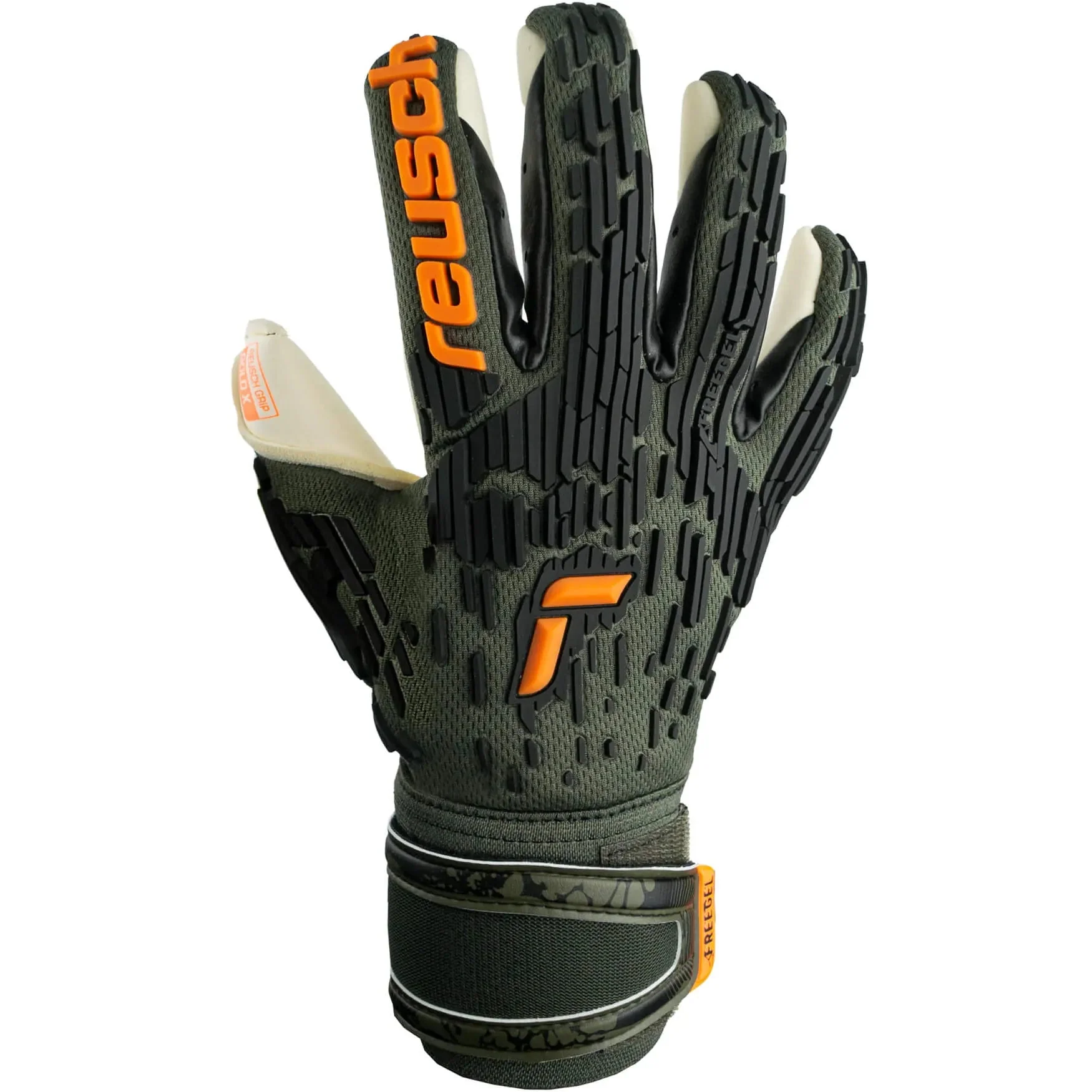 Reusch Attrakt Freegel Gold X Finger Support Goalkeeper Gloves - Image 2