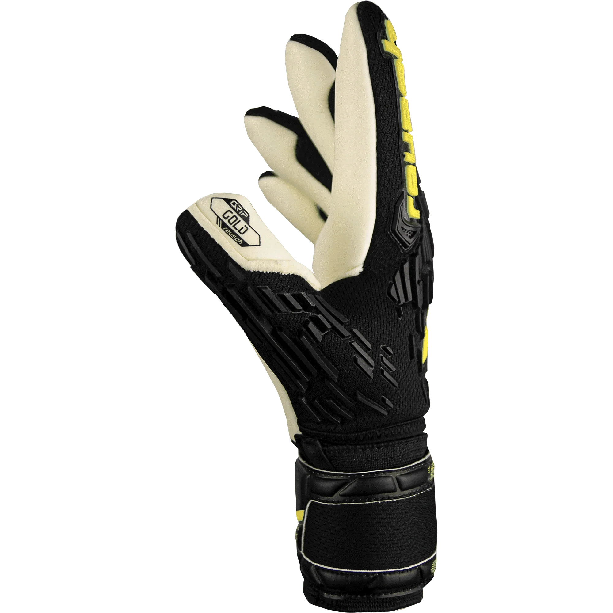Reusch JR Attrakt Freegel Gold FS Goalkeeper Gloves - Image 3