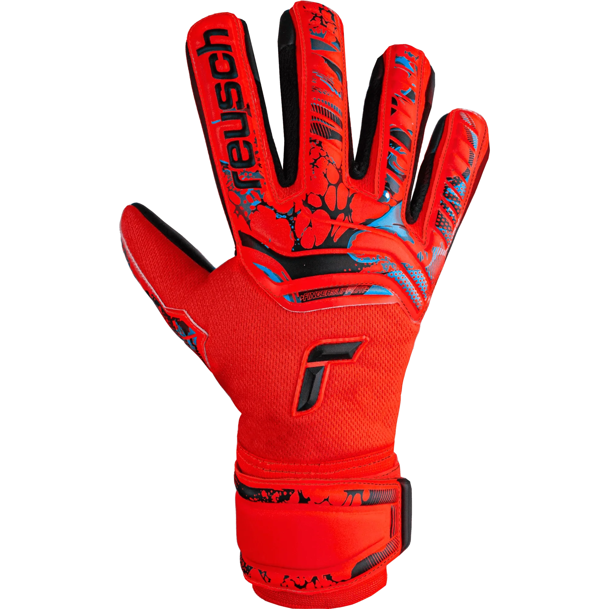 Reusch JR Attrakt Grip Evolution FS Goalkeeper Gloves - Image 2