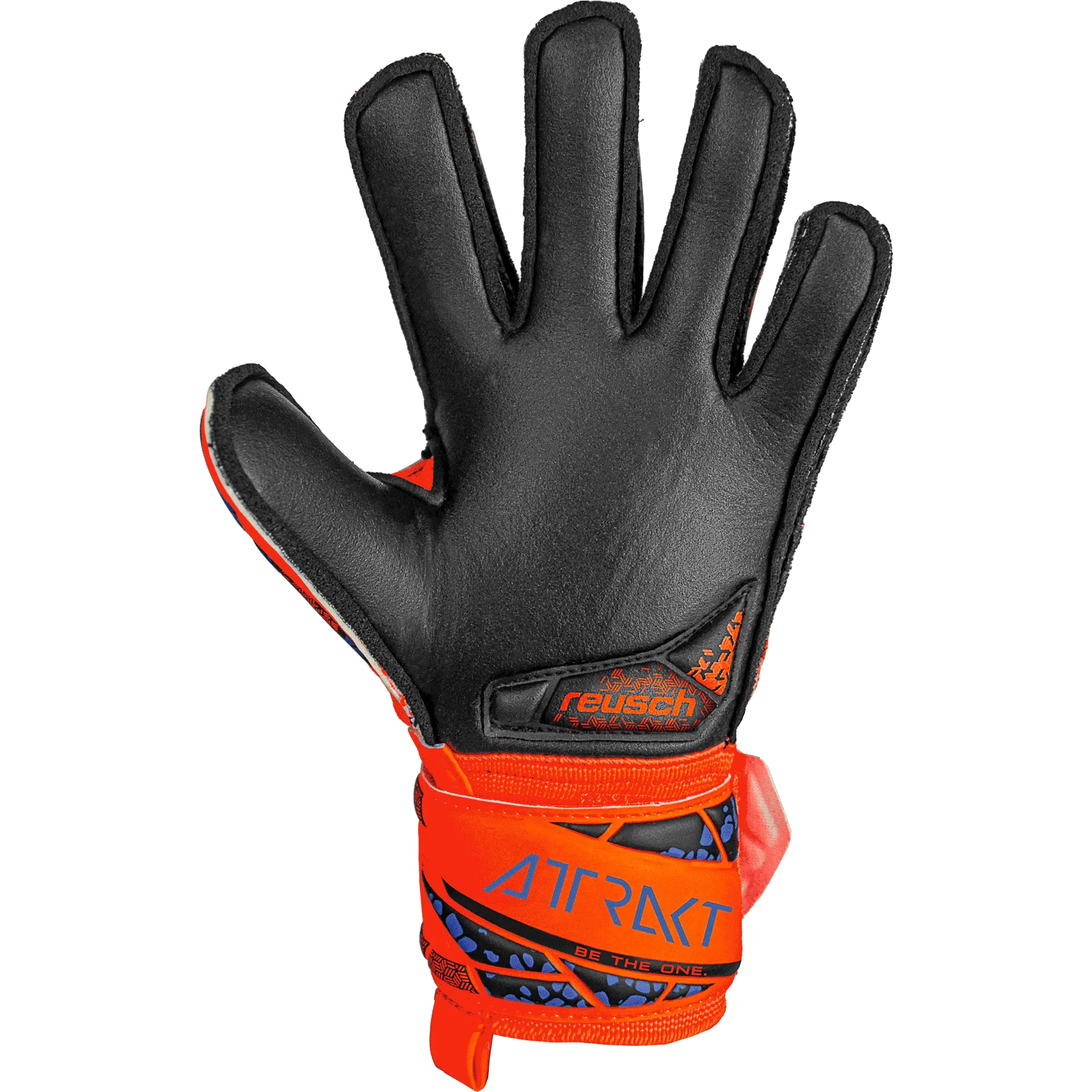 Reusch JR Attrakt Silver Goalkeeper Gloves - Image 4