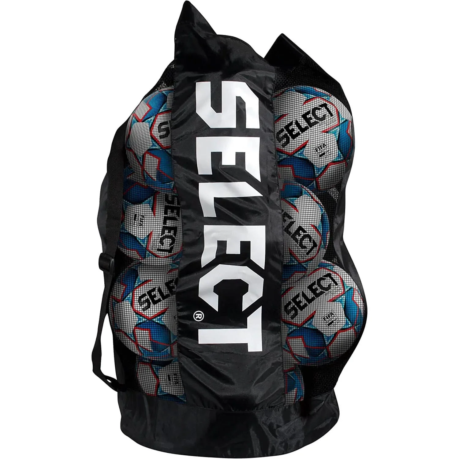Select v25 Numero 10 Fifa Basic Soccer Ball - Yellow-Blue-Red Size 5 (10 Ball & Bag Bundle) - Image 2