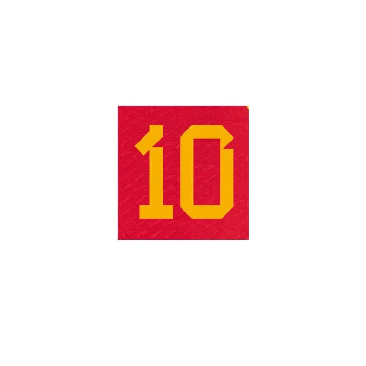 Spain 2022-23 Home Pedri #10 Jersey Name Set - Image 2