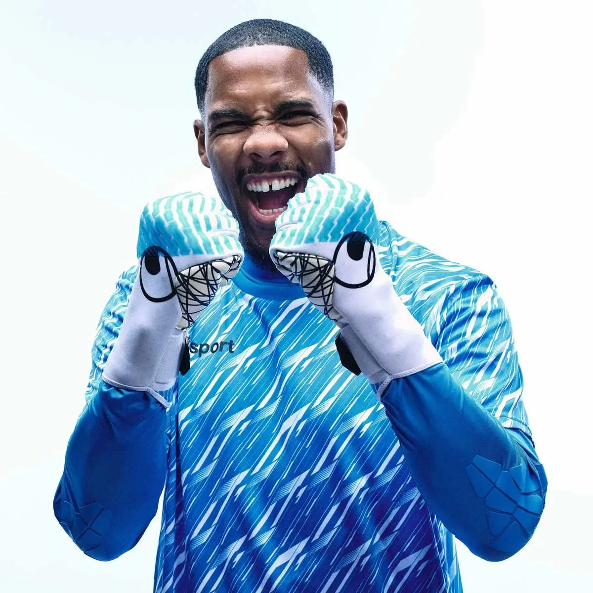 Uhlsport Cybertec Ultragrip HN Goalkeeper Gloves - Image 11