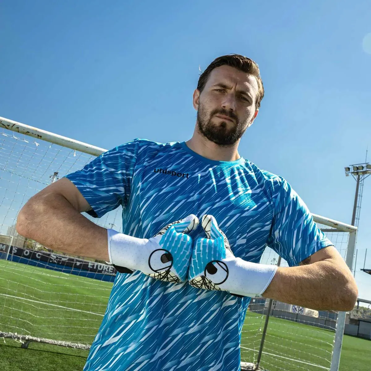 Uhlsport Cybertec Ultragrip HN Goalkeeper Gloves - Image 9