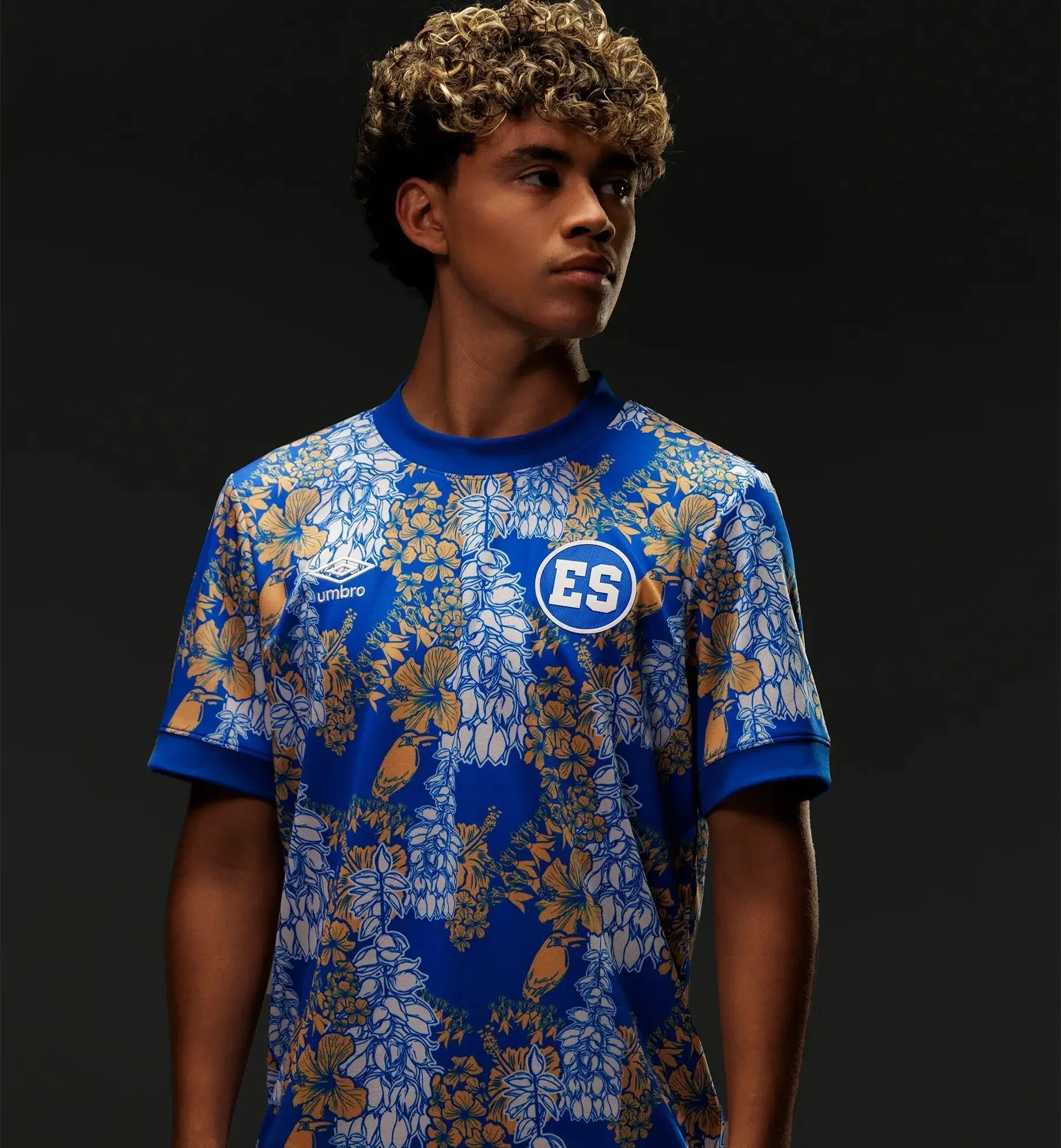 Umbro 2025-26 El Salvador Men's Third Pre-Match Soccer Jersey - Image 8