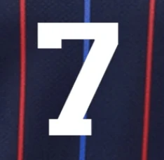 USA 2025 Away A. REYNA #7 Official Name Set - Image 2
